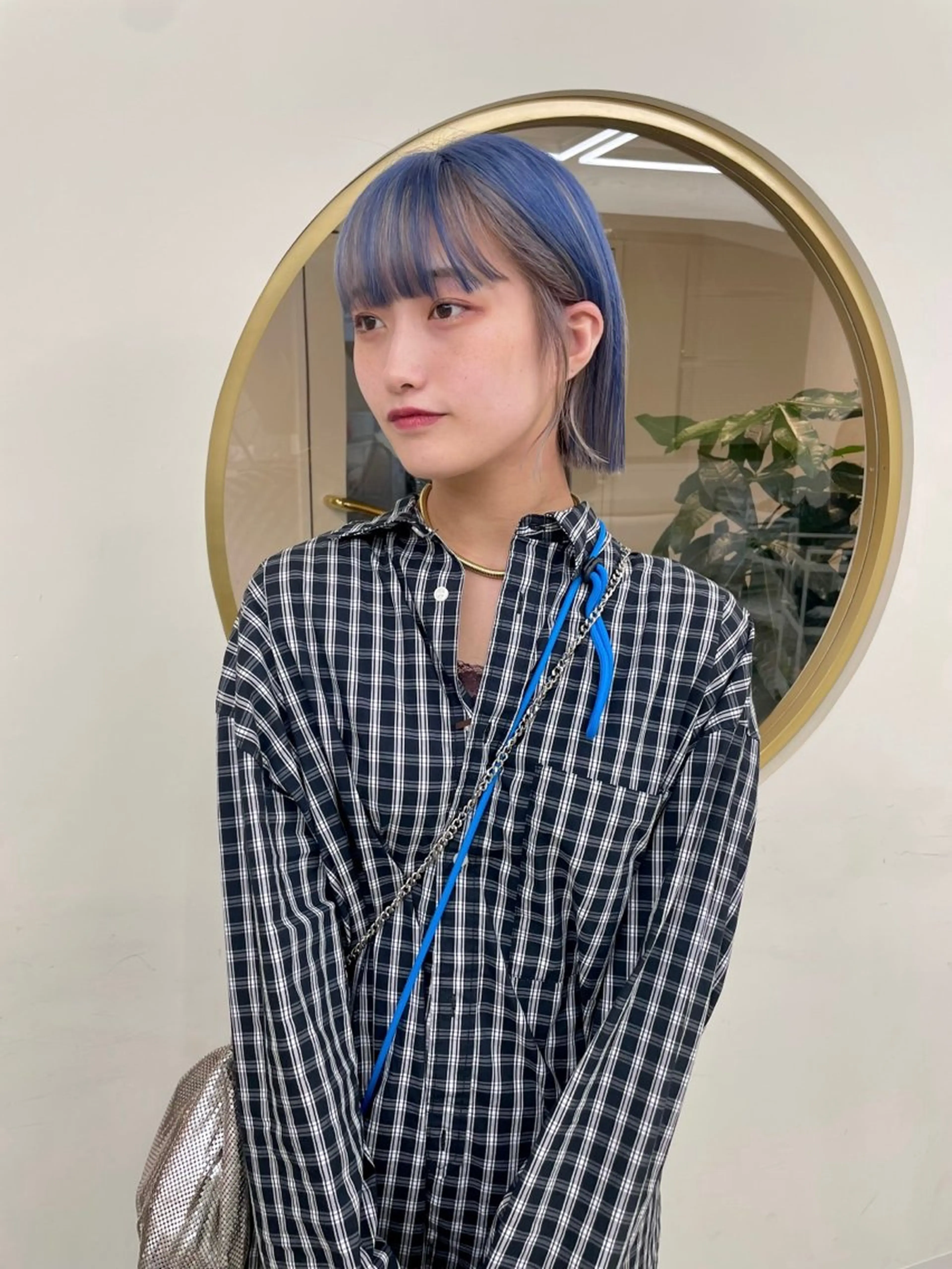 ケアブリーチ+デザインカラー+トリートメントの写真