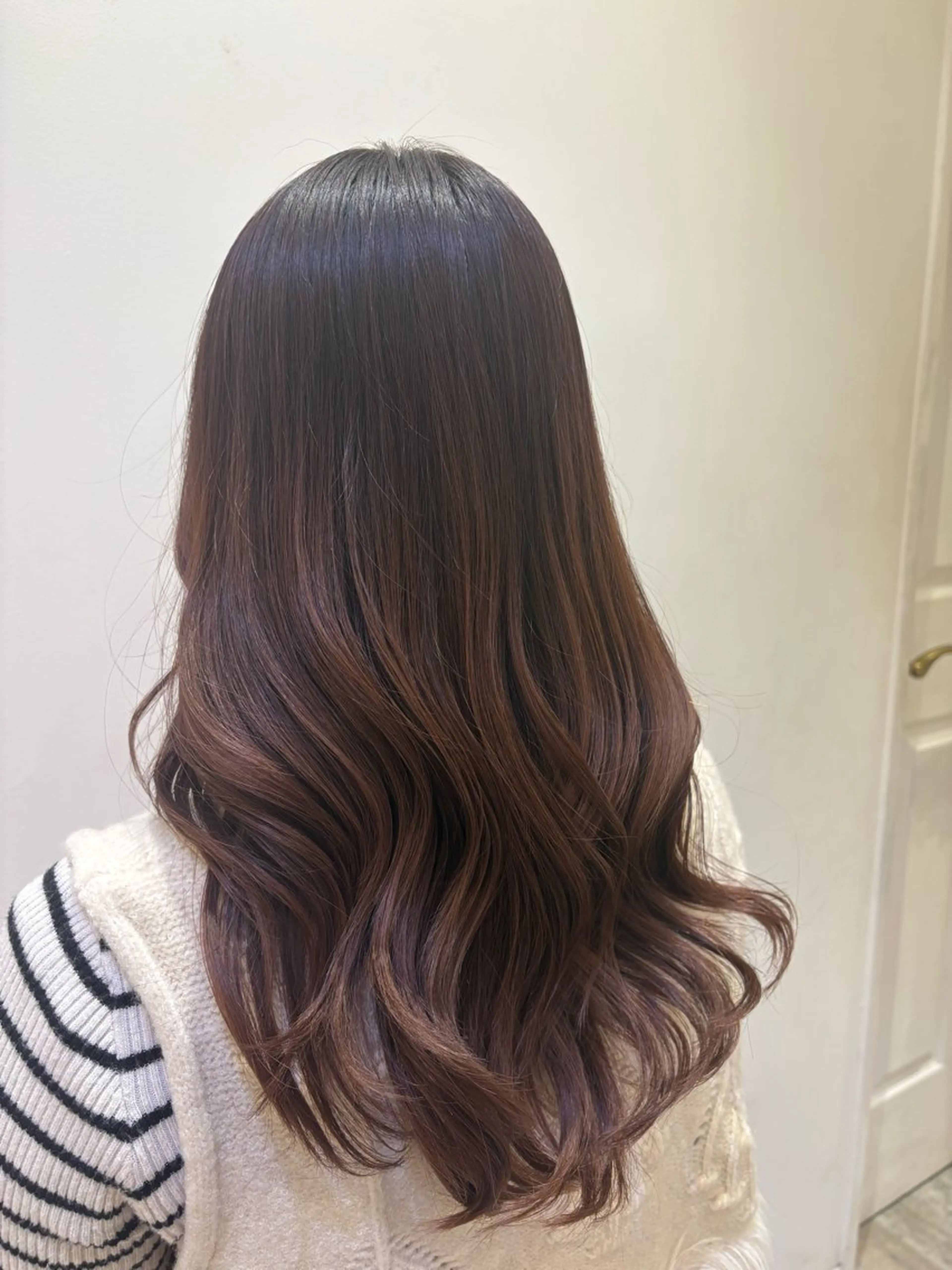 セミロング ヘアカラー トリートメント ボブ職人/ボブ縮毛 髪質改善のヘアスタイル