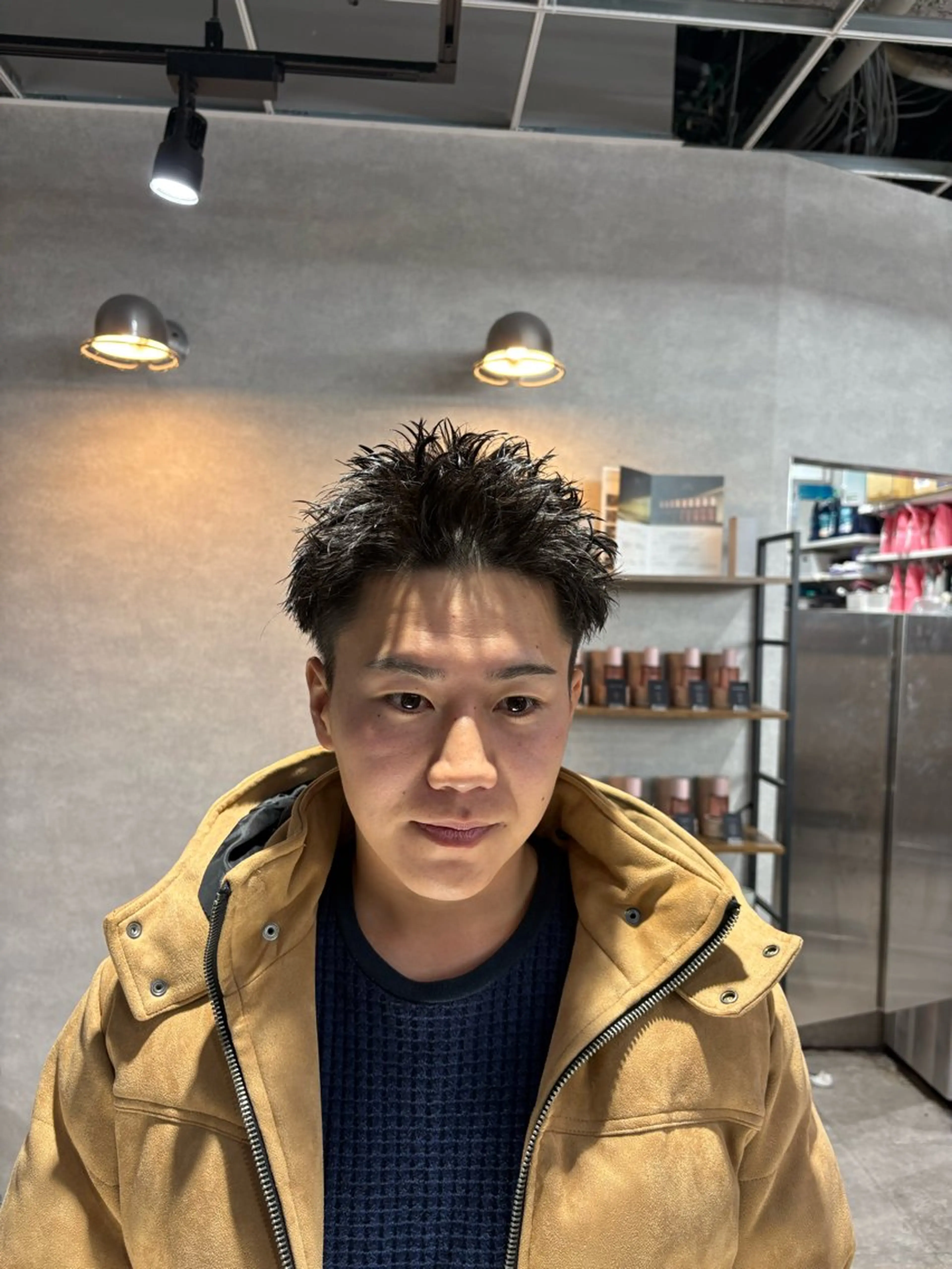 ショート カット パーマ パーマ指名率No1 メンズ特化ケイトのヘアスタイル