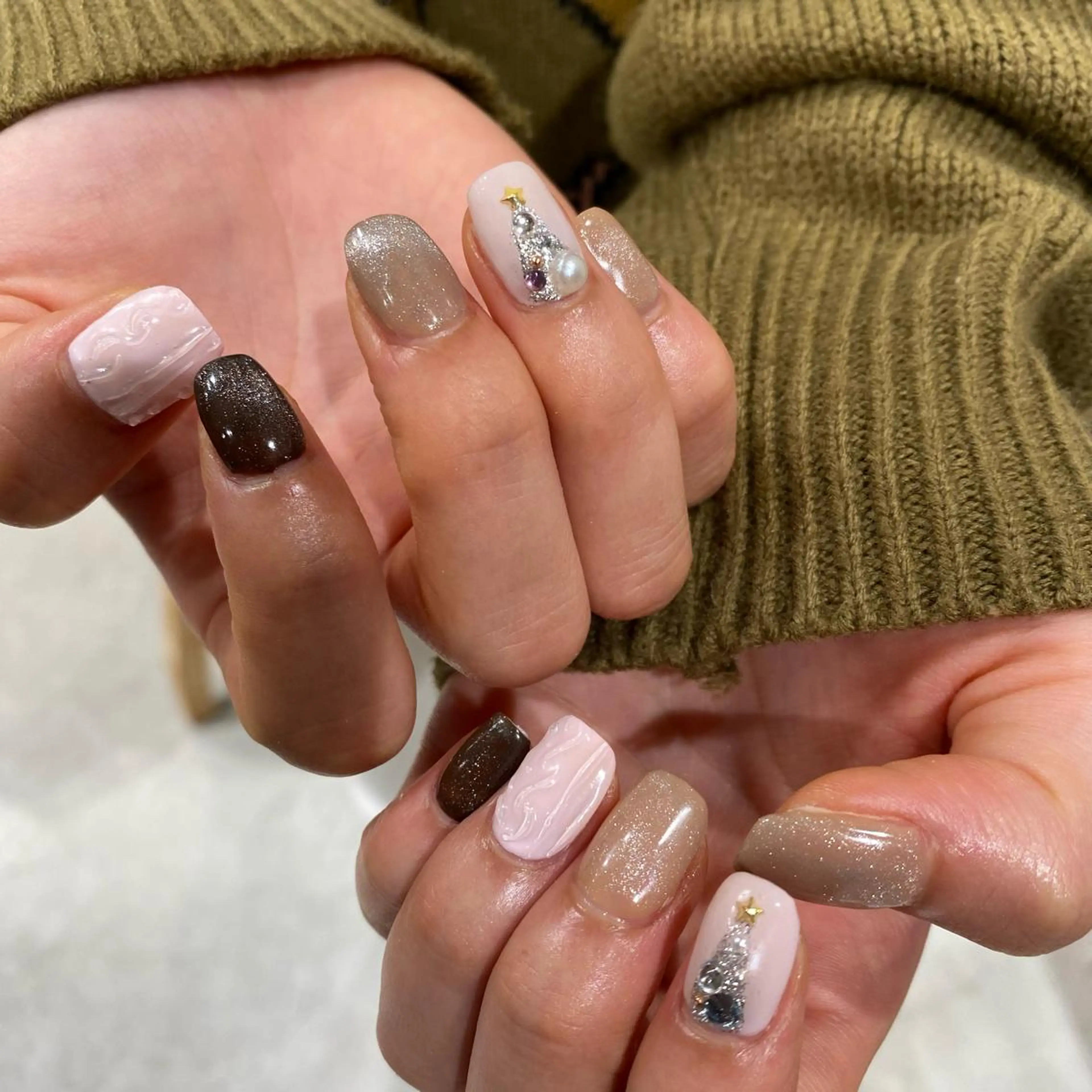 ネイル 平野葵🎀 hair/nailのネイルデザイン