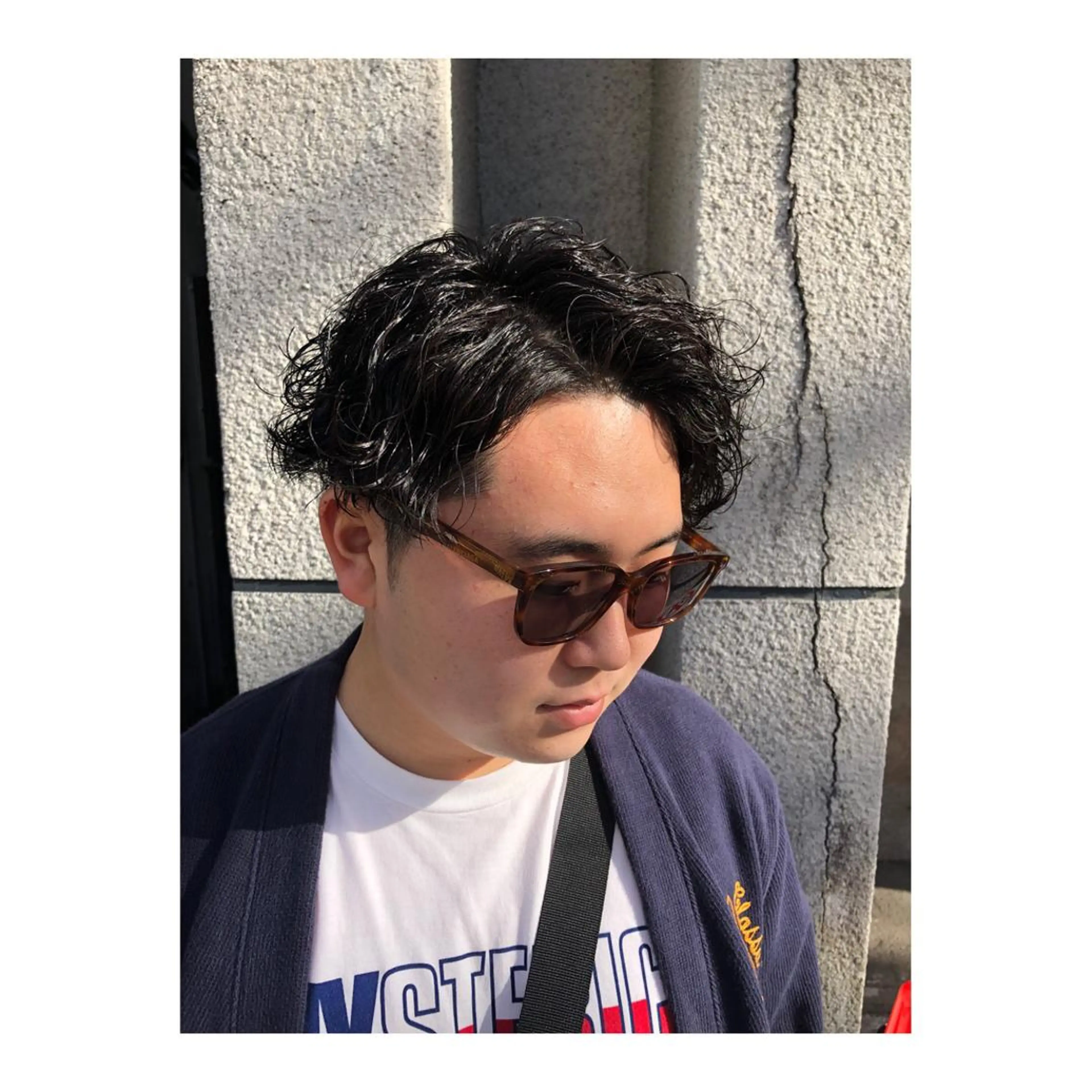 パーマ メンズ メンズパーマ 波巻きパーマ カット パーマ トリートメント メンズパーマ 次元のヘアスタイル