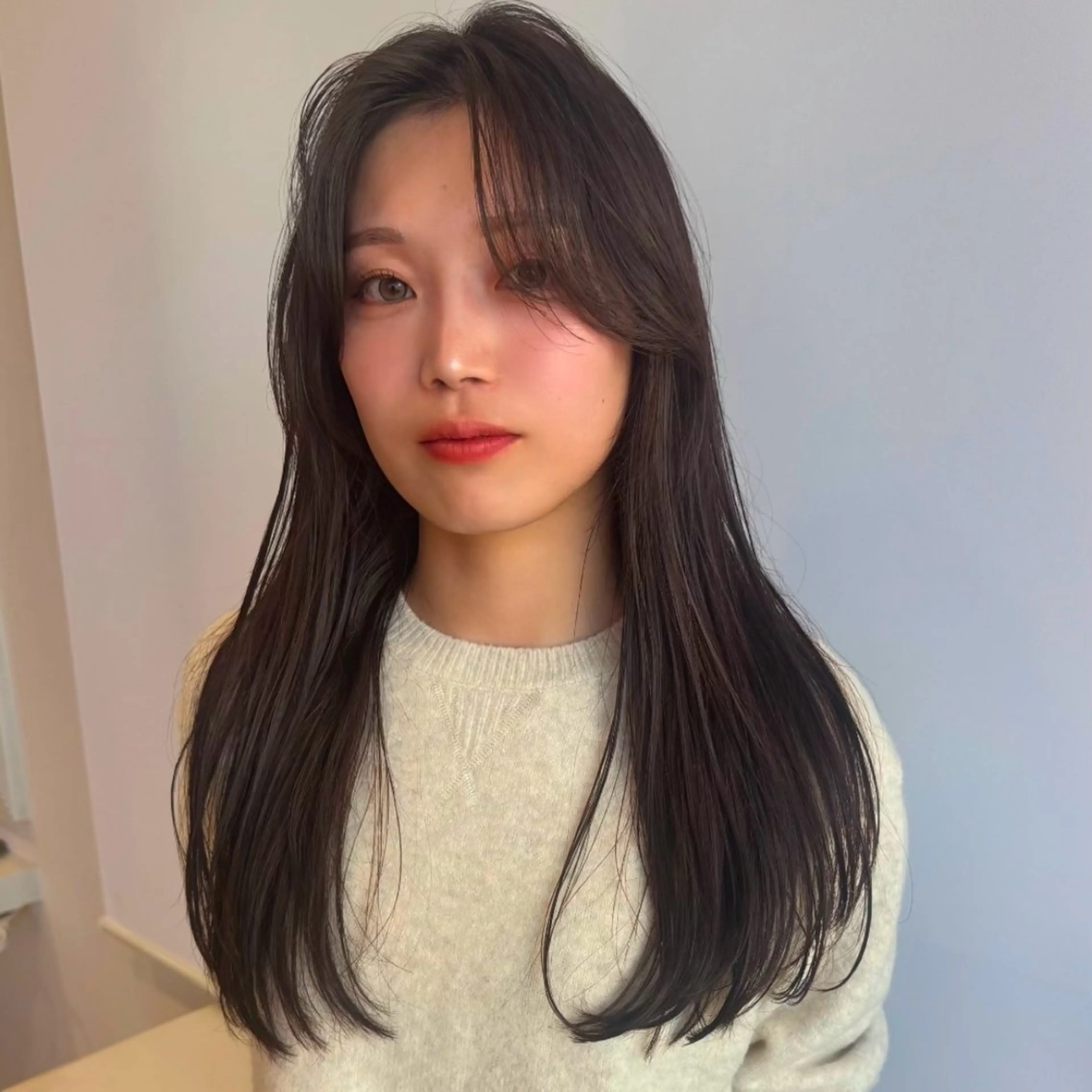 ロング カラー カット ヘアカラー 透明感カラー/ くびれヘア/ユウユのヘアスタイル