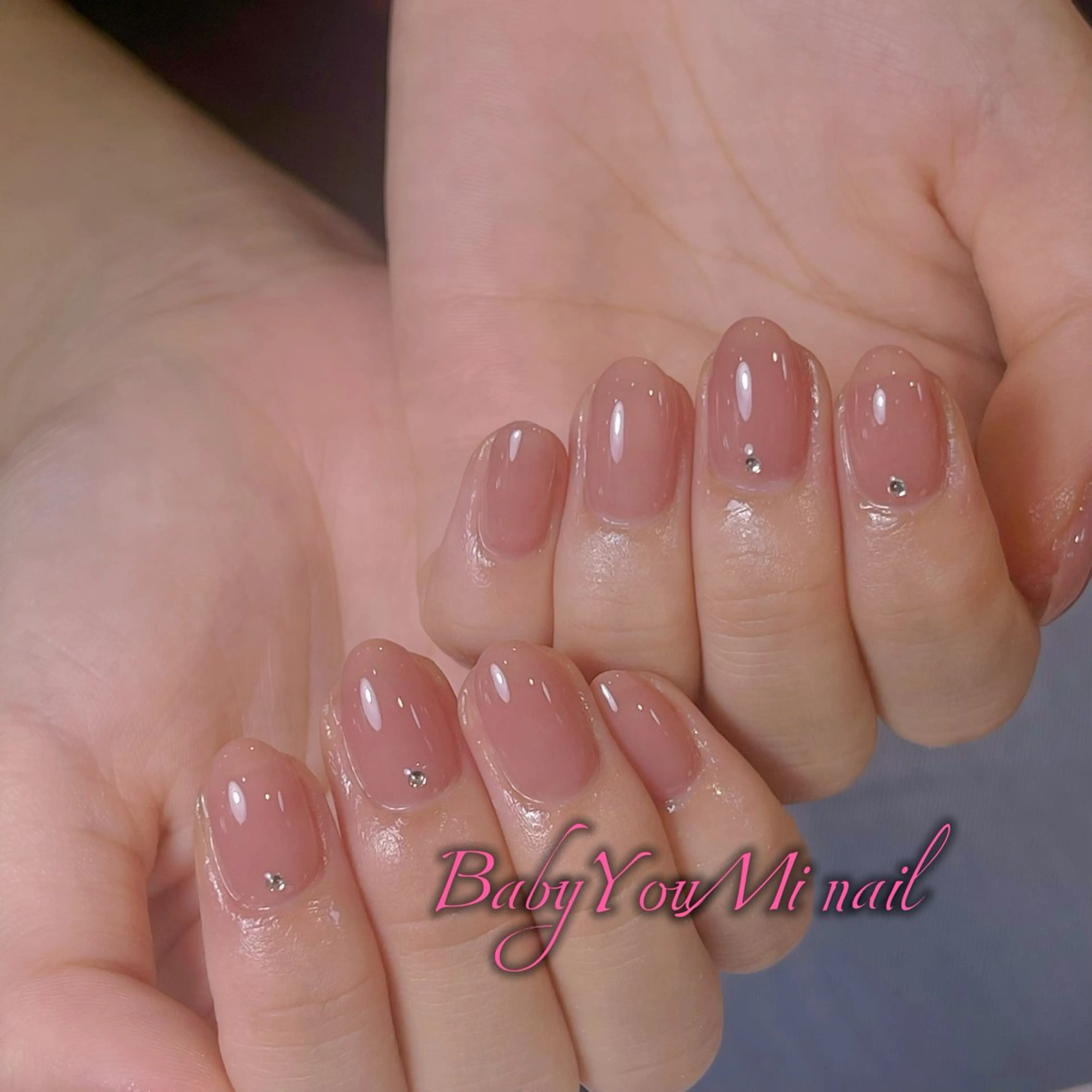 ネイル オーロラネイル フラワーネイル フットネイル フレンチネイル ジェルネイル ハンドネイル BabyYouMi ねねのネイルデザイン