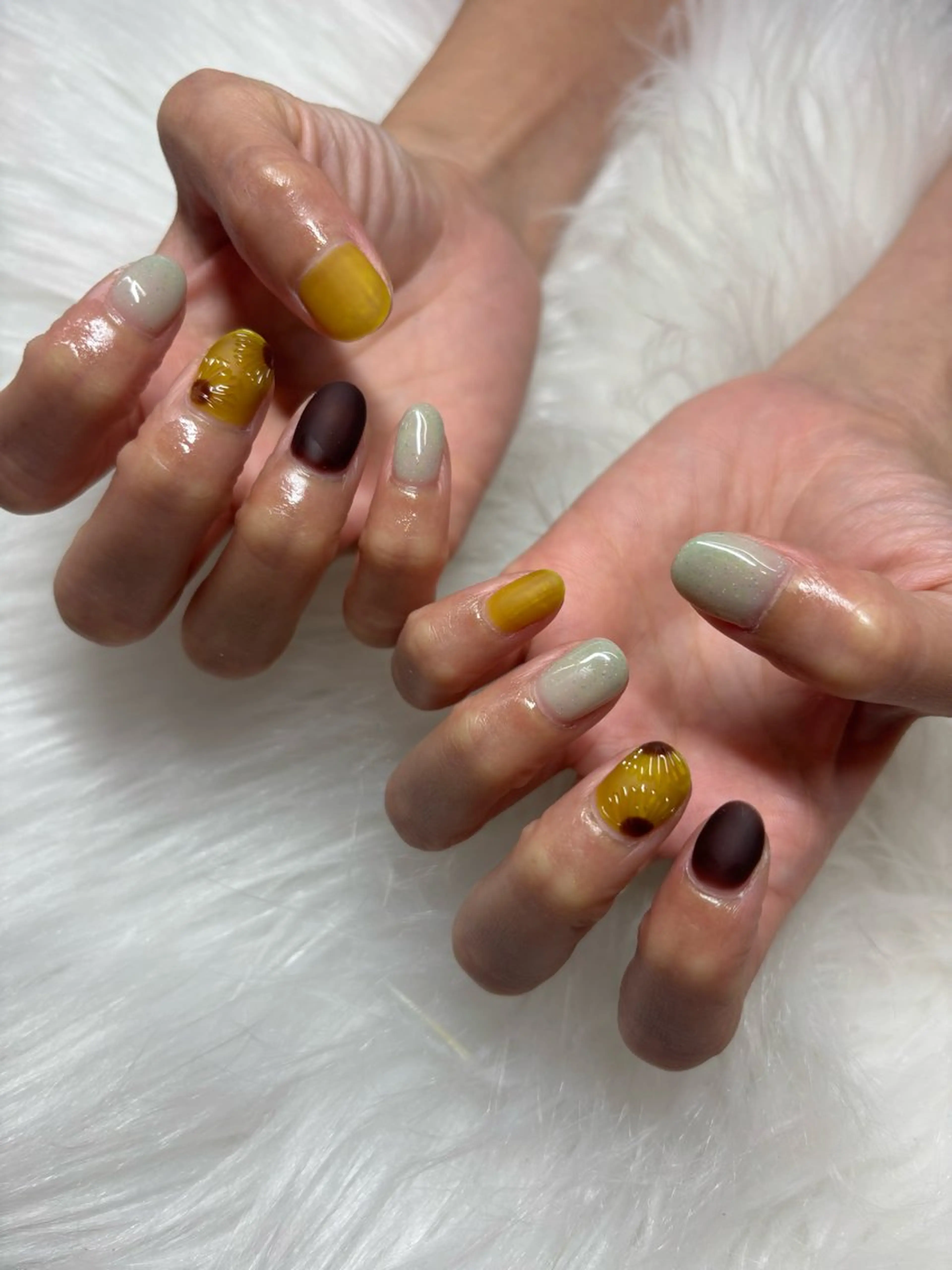 ネイル ハンドネイル 池袋💖ネイル 定額コースのネイルデザイン