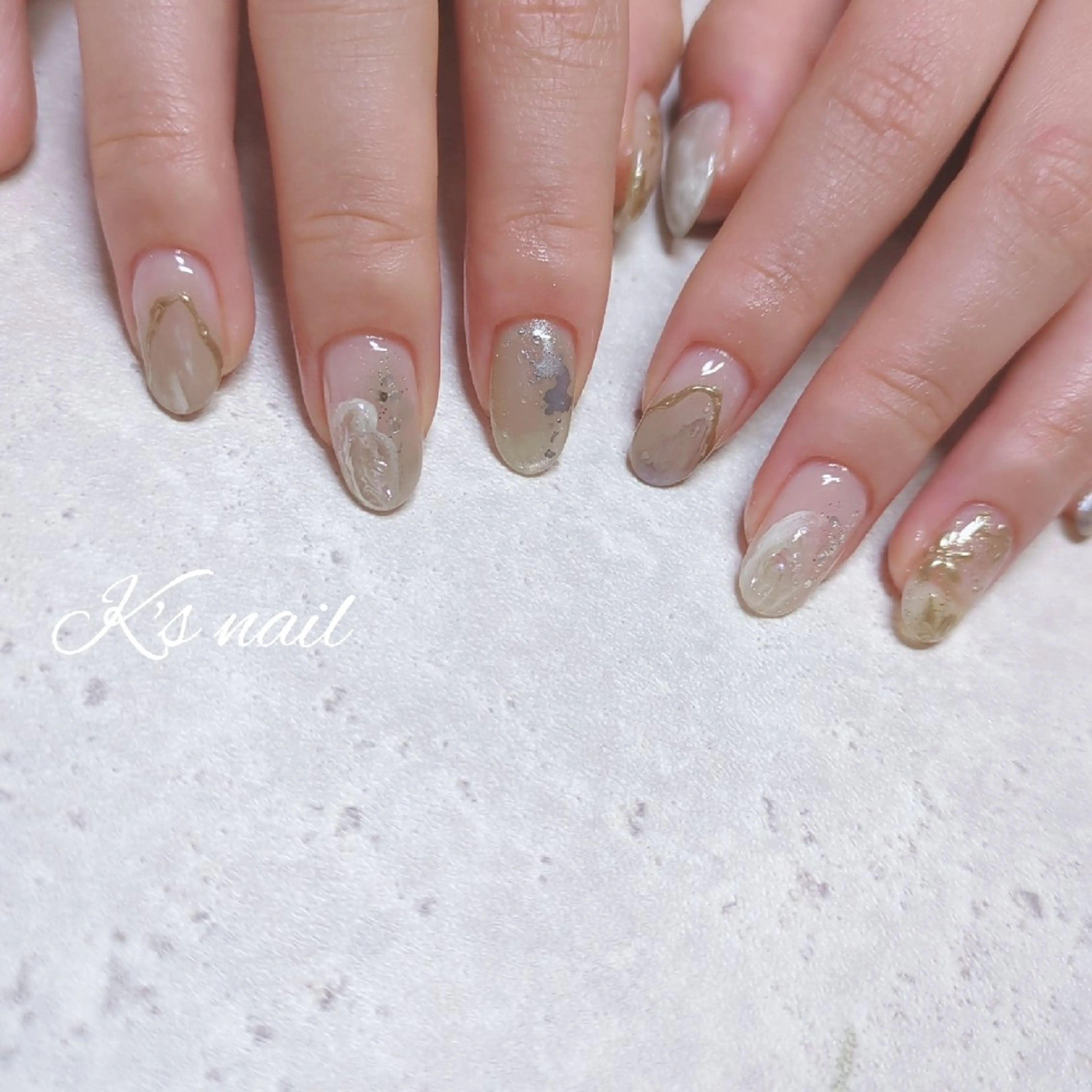 ネイル ニュアンスネイル ハンドネイル K's nail kotoeのネイルデザイン