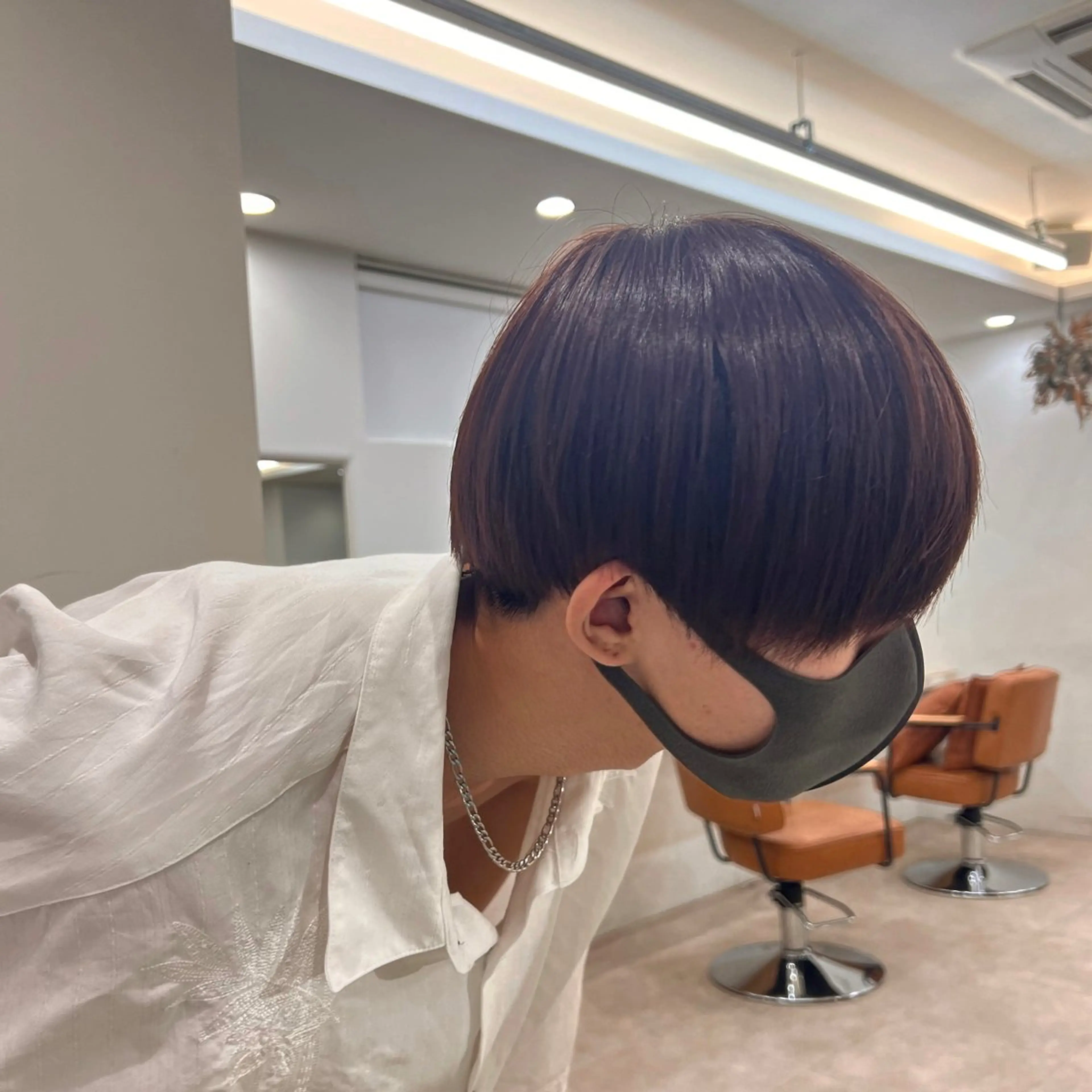 カラー メンズ ブラウンカラー オレンジ 透明感/ダブルカラー /kazui🐈のヘアスタイル