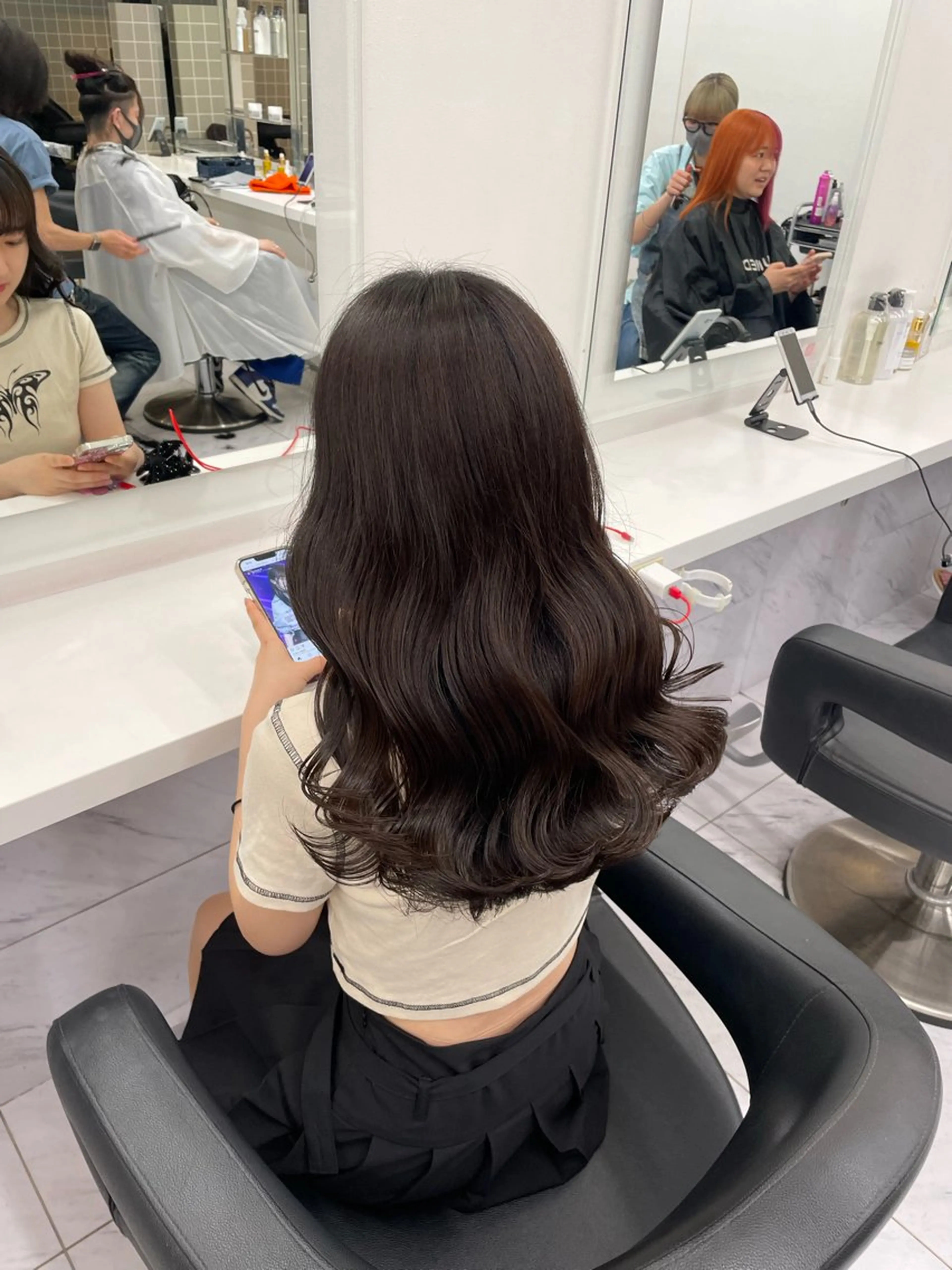 ロング カラー ヘアアレンジ 💗横浜美容室 💗HARUNAのヘアスタイル