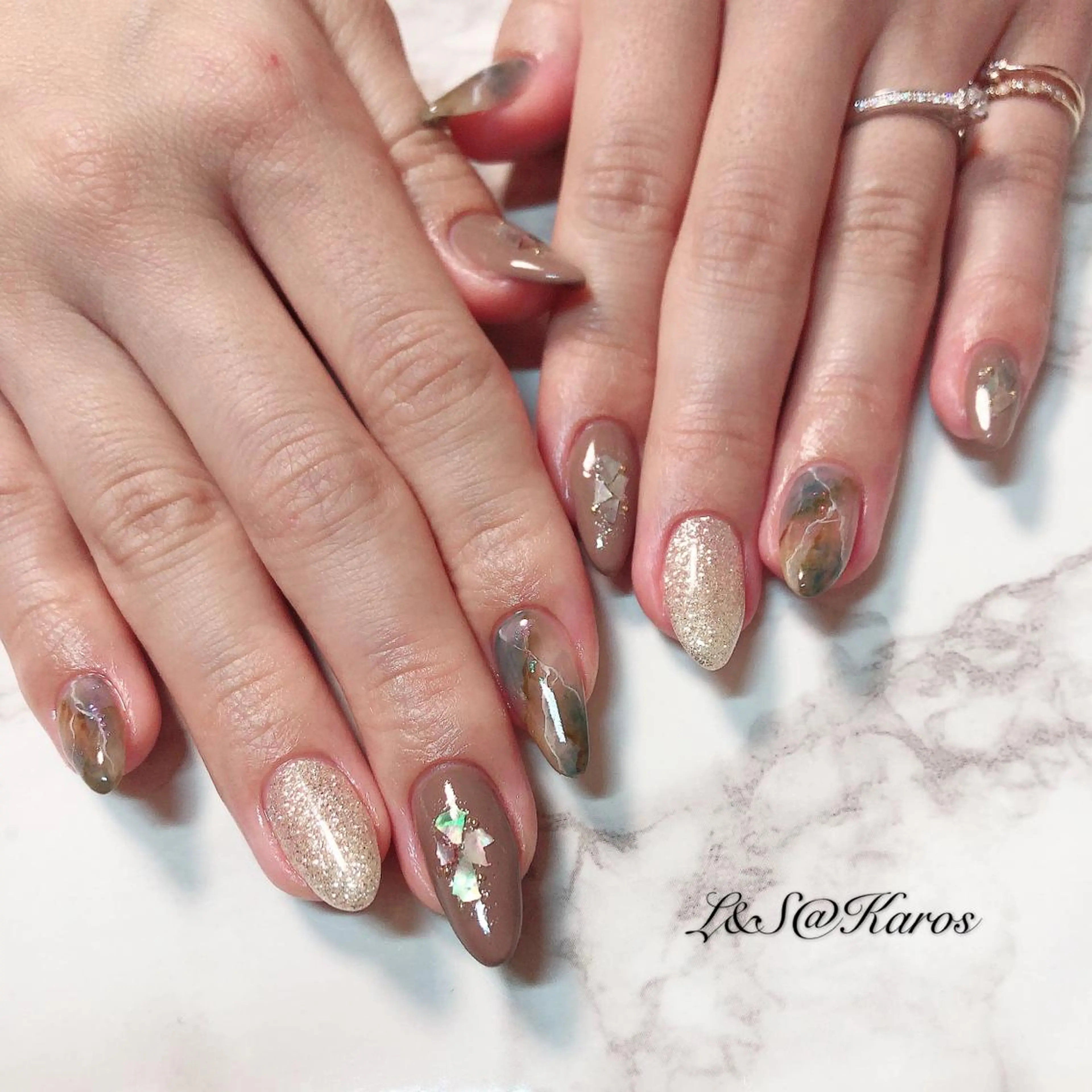 ネイル ハンドネイル L&S@Karos所属・L&S@ Karosのネイルデザイン