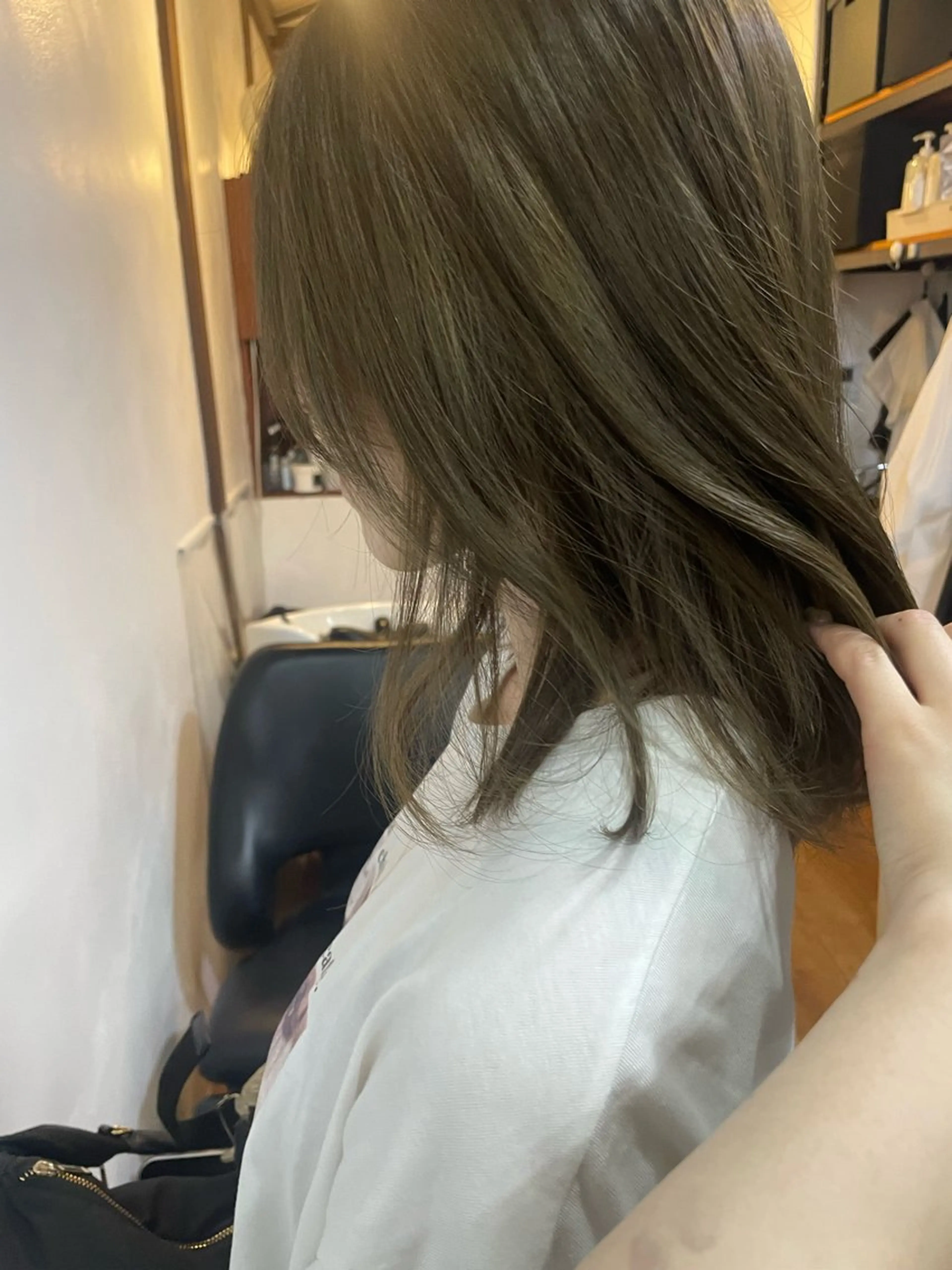 ミディアム momoka ［pejite]のヘアスタイル