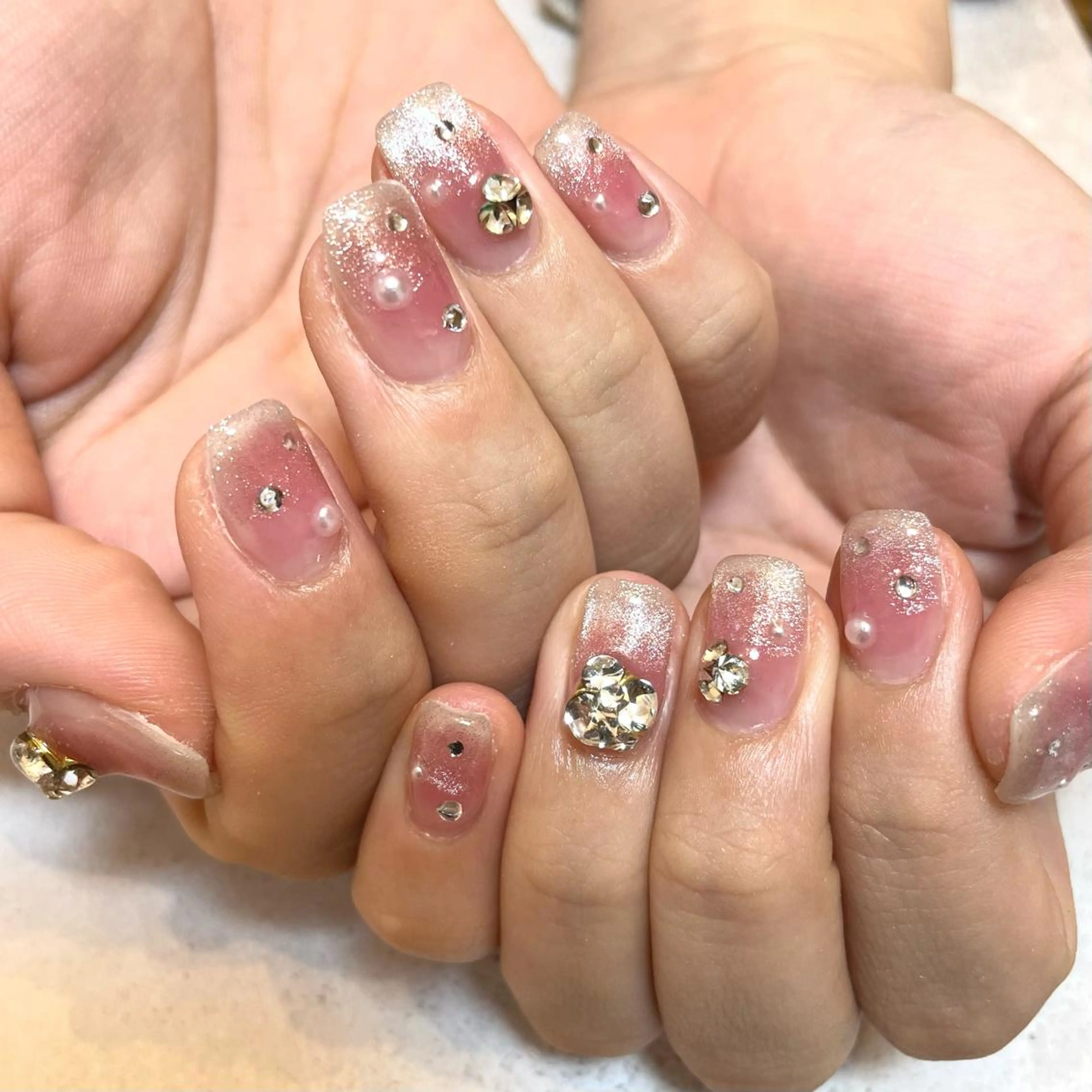 ネイル ハンドネイル Sea  nail by emaのネイルデザイン