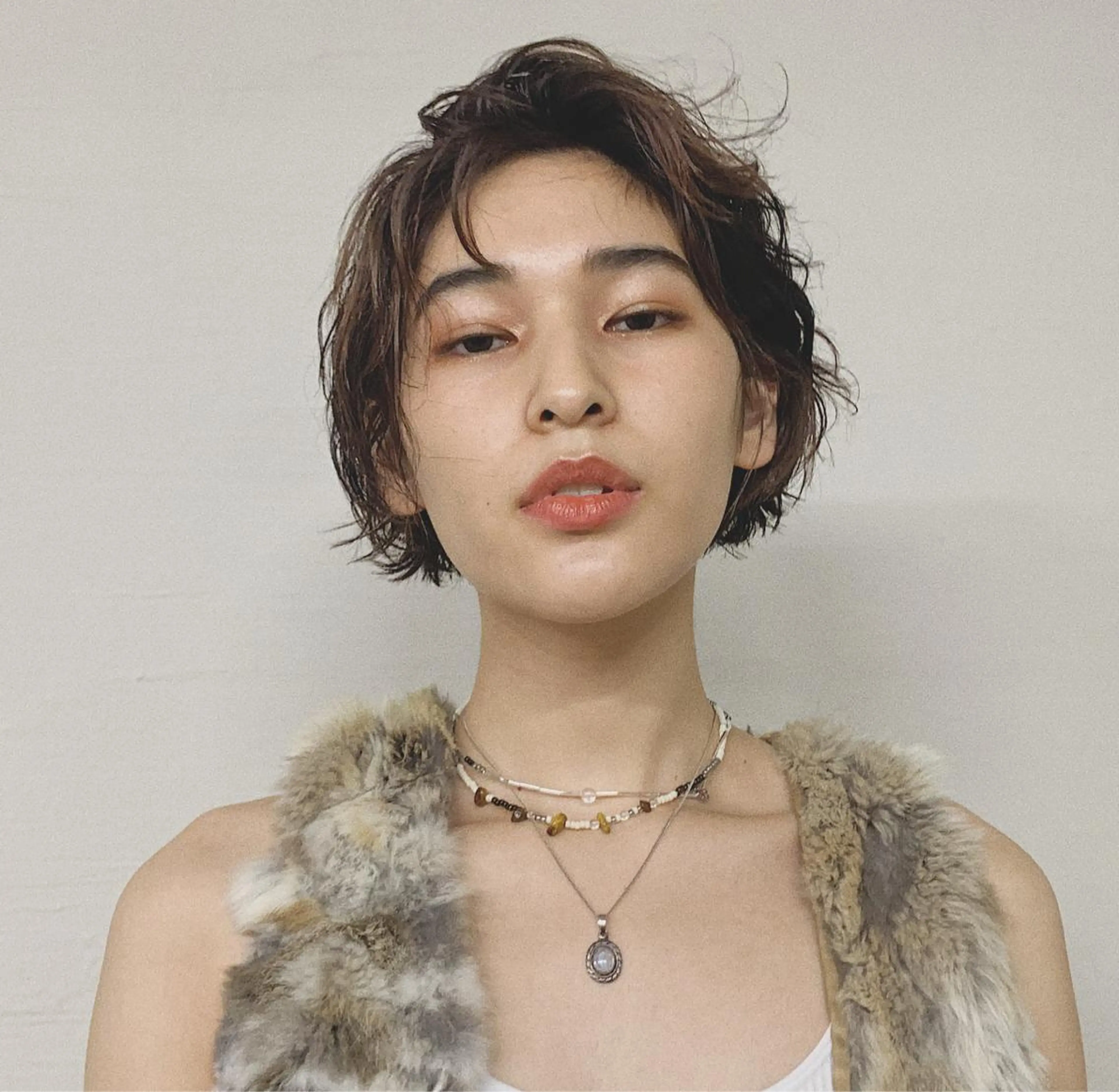 ショート パーマ ボブ パーマ hair design girl所属・［girl］ MIKIのヘアスタイル