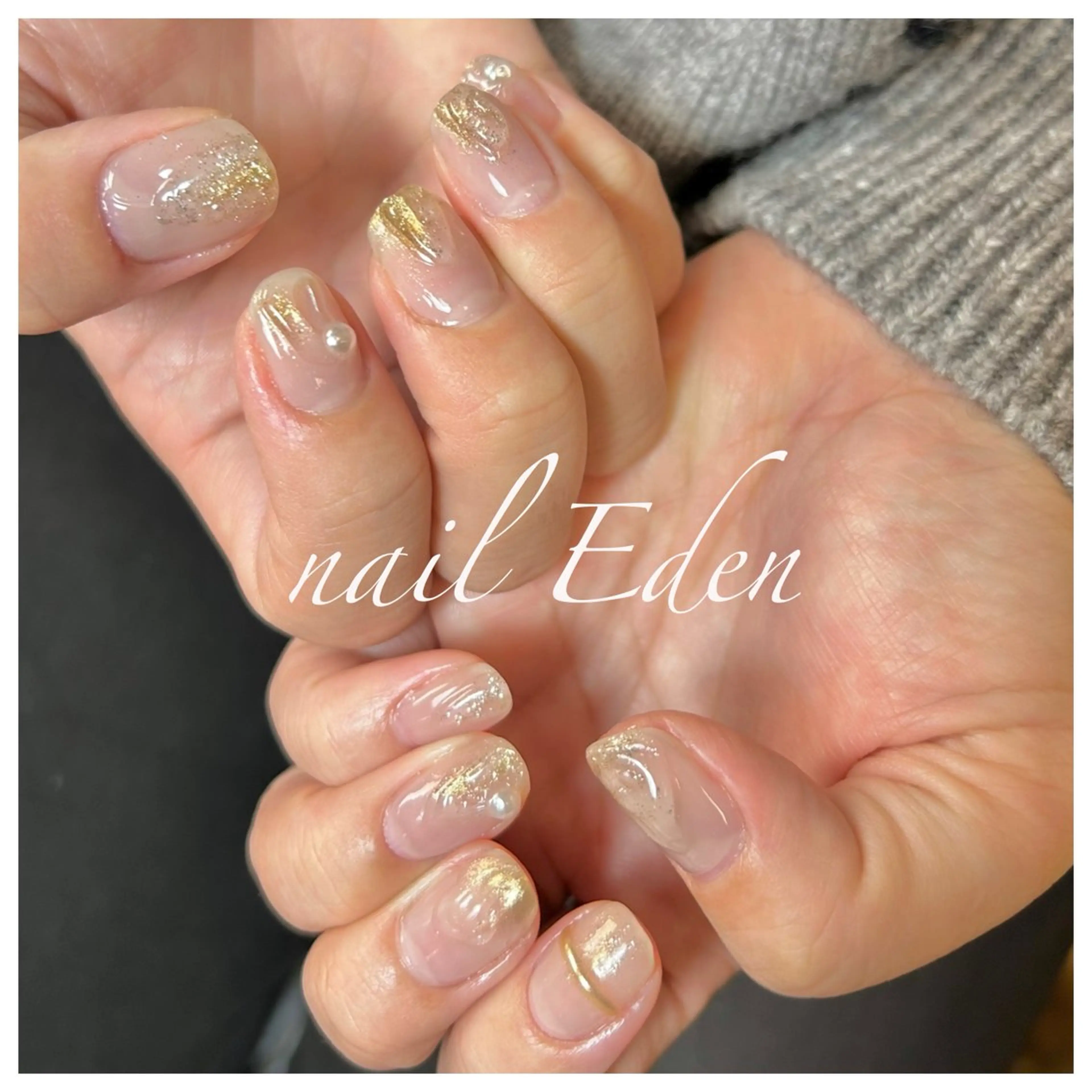 ネイル 持ち込み ハンドネイル Eden　private nail saron所属・Eden ♾️のネイルデザイン