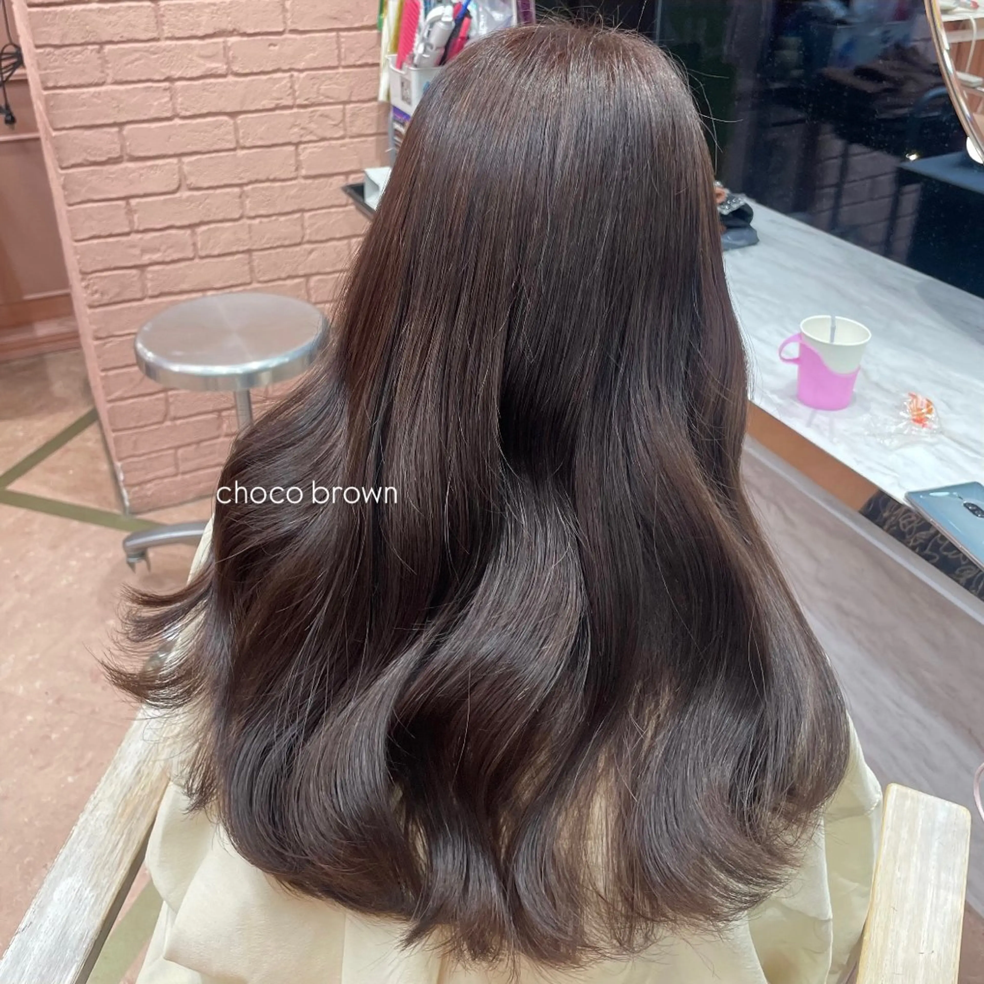 カラー Off-White 大阪所属・offwhite Nano🪩🧡のヘアスタイル