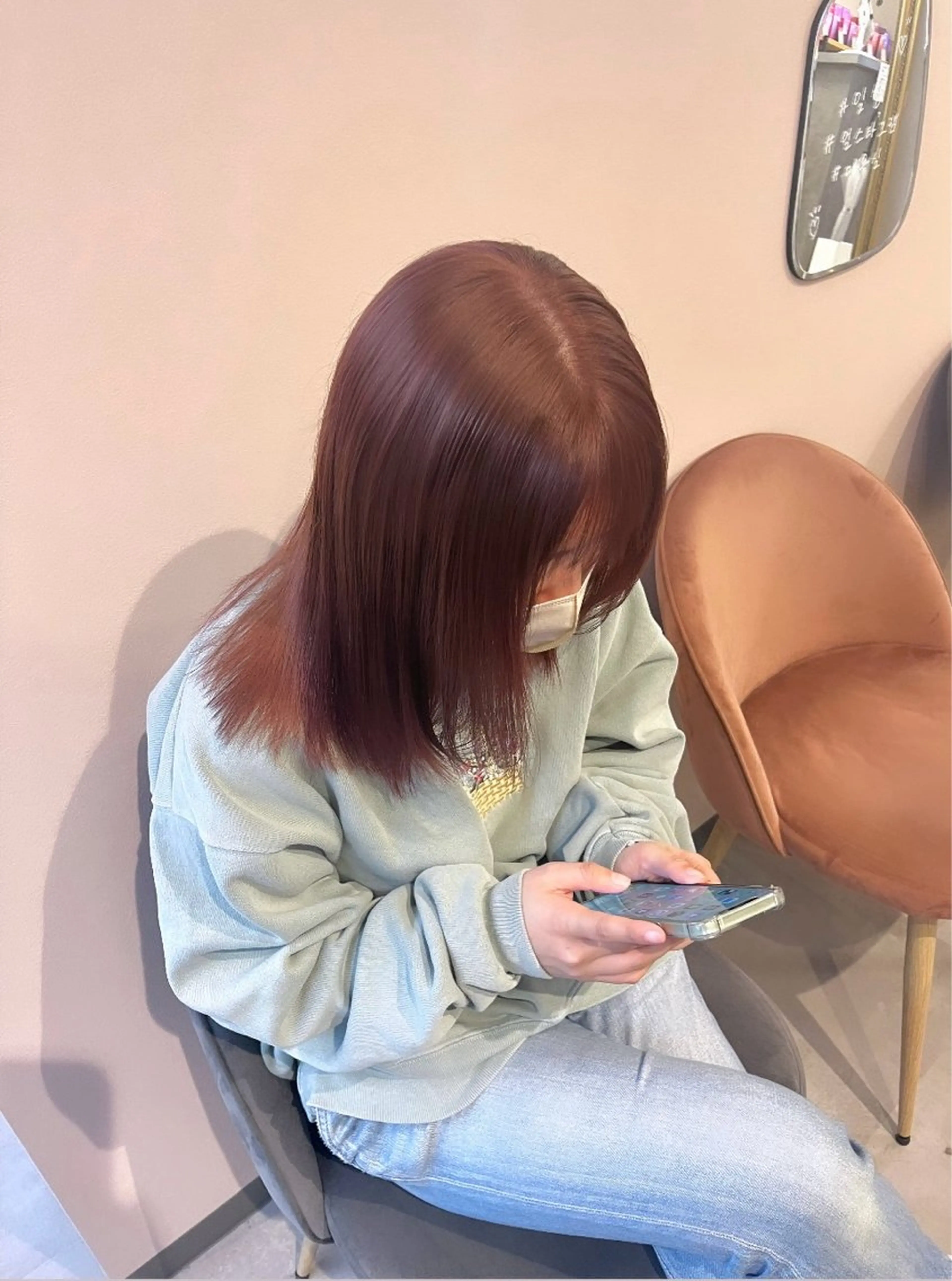 ミディアム ヘアカラー トリートメント 当日予約◎ risaのヘアスタイル