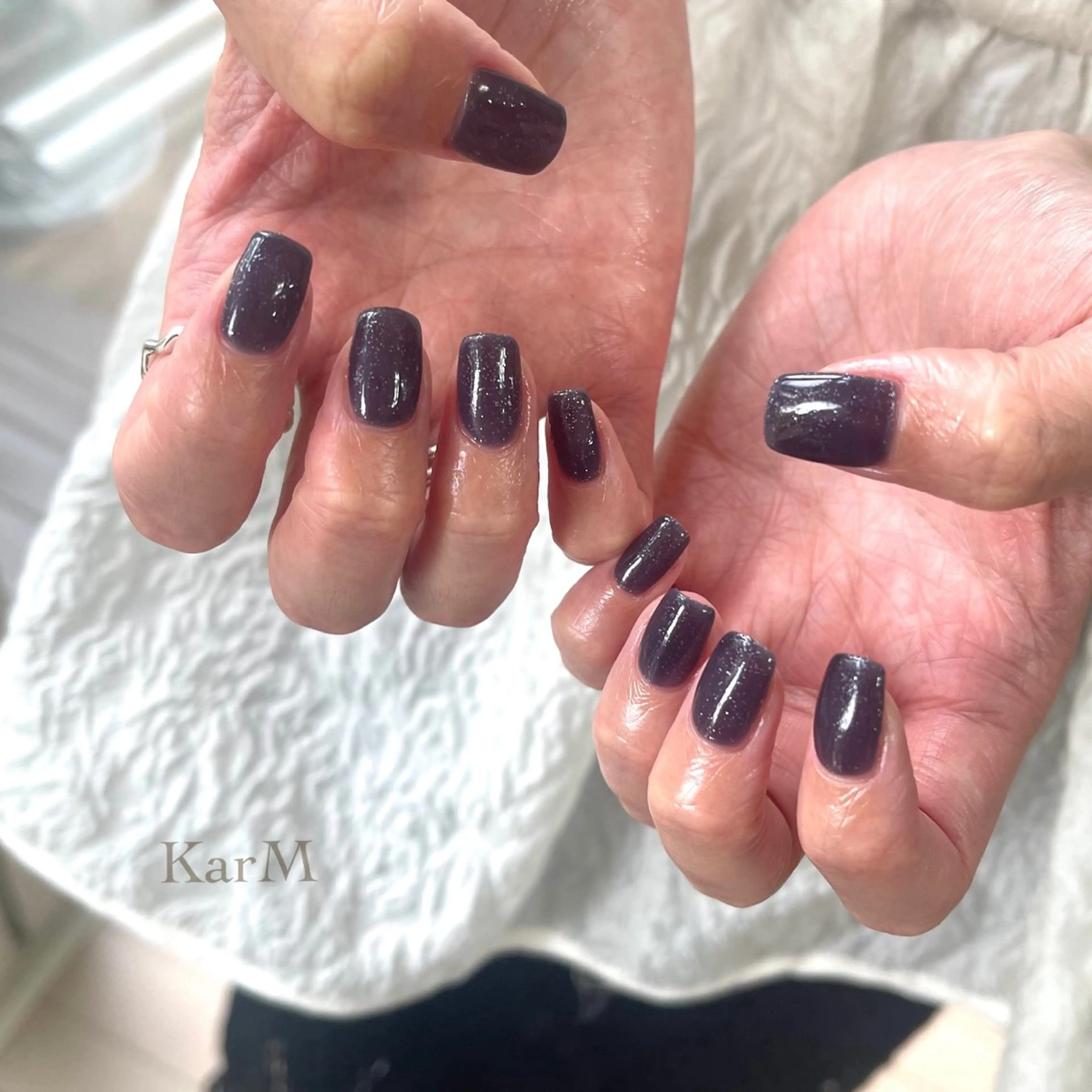 ネイル オーロラネイル チークネイル フットネイル フレンチネイル 韓国ネイル ハンドネイル ogino karinのネイルデザイン