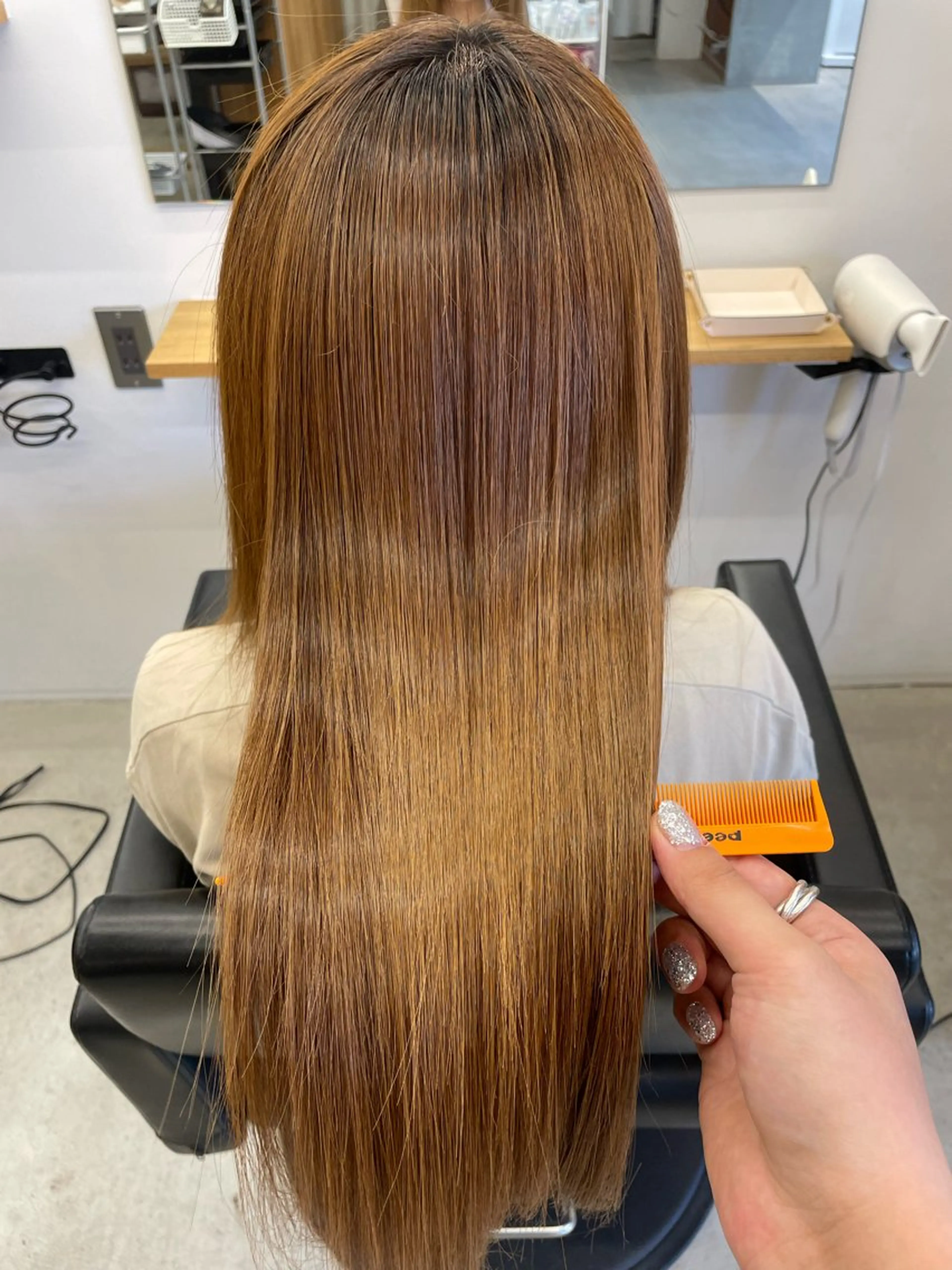 ロング 髪質改善 トリートメント 髪質改善/ハイライト /🌈瀧澤夕花のヘアスタイル