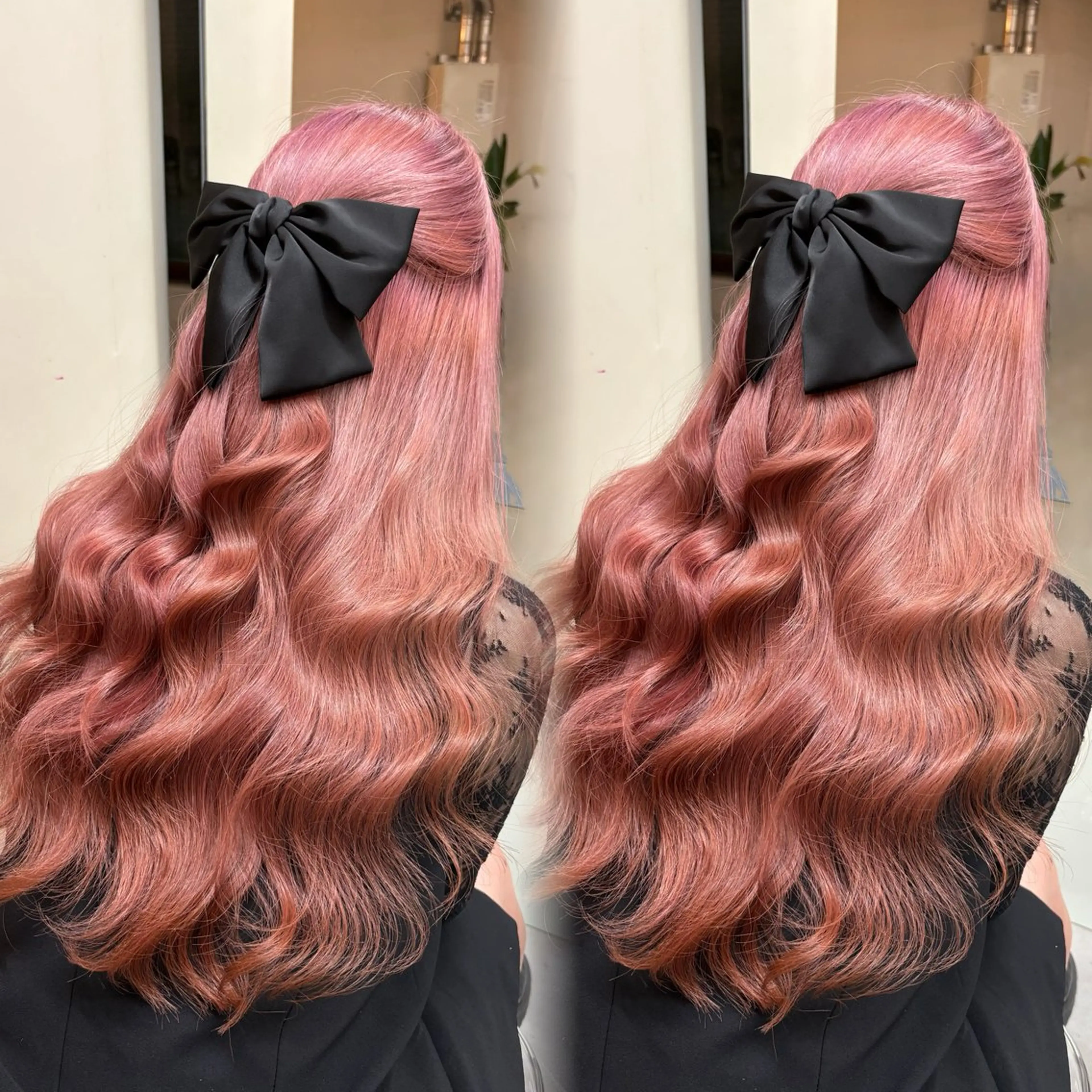 ロング ヘアカラー chihiro🎀 pinkcolorのヘアスタイル