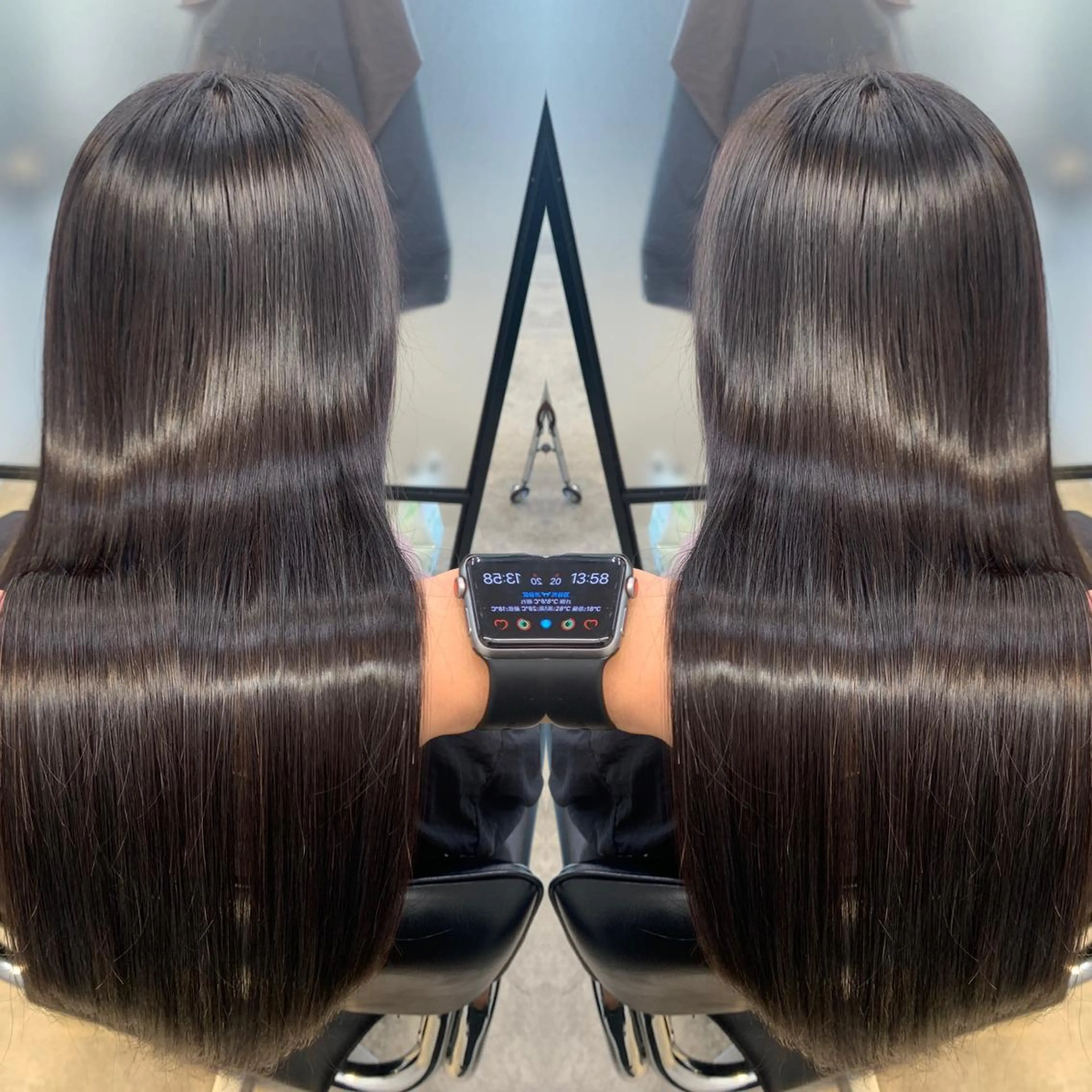 ロング 及川シゲル 髪質改善講師のヘアスタイル