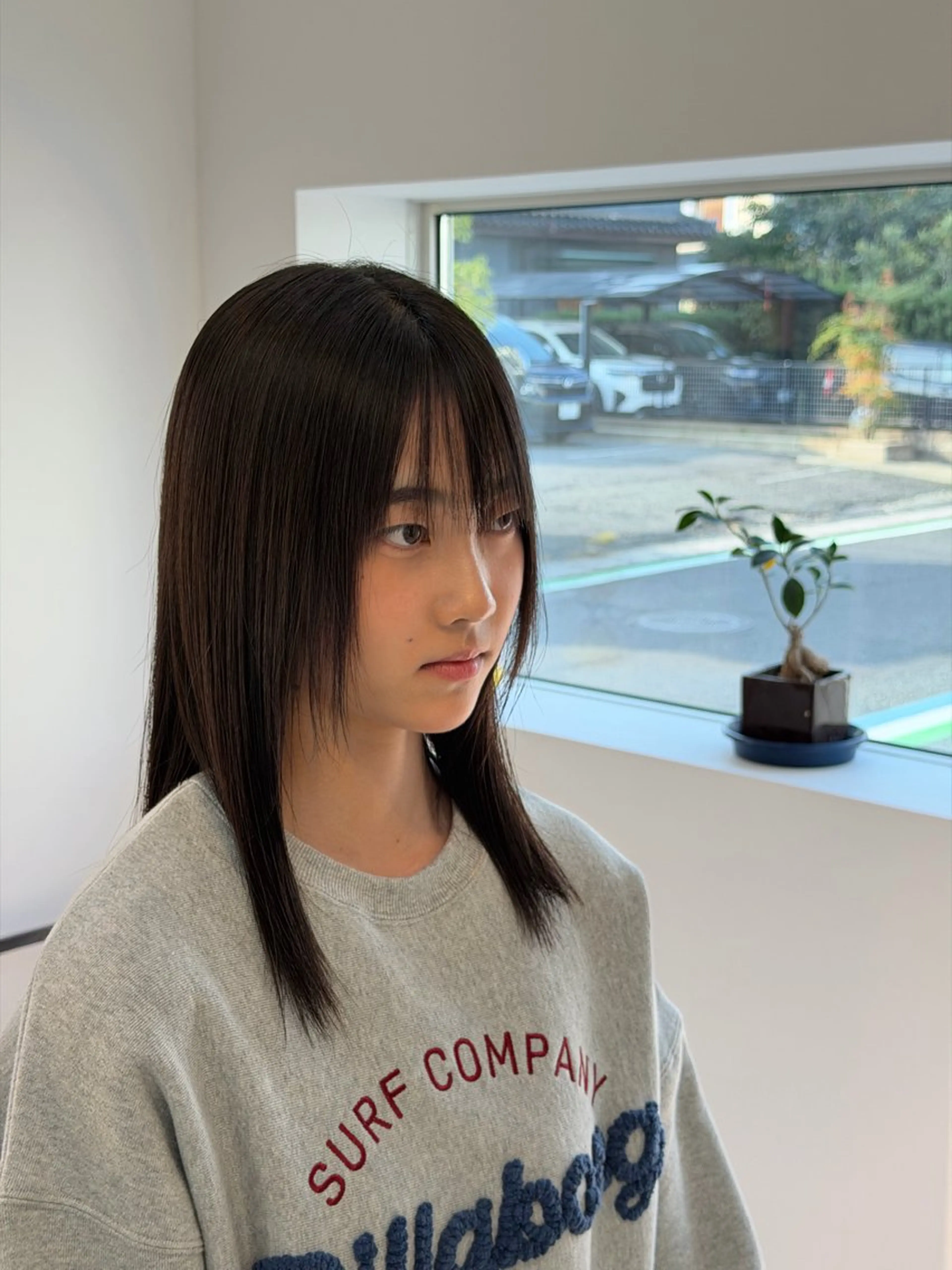 セミロング 縮毛矯正 カット 縮毛矯正 トリートメント 田村 一矩のヘアスタイル