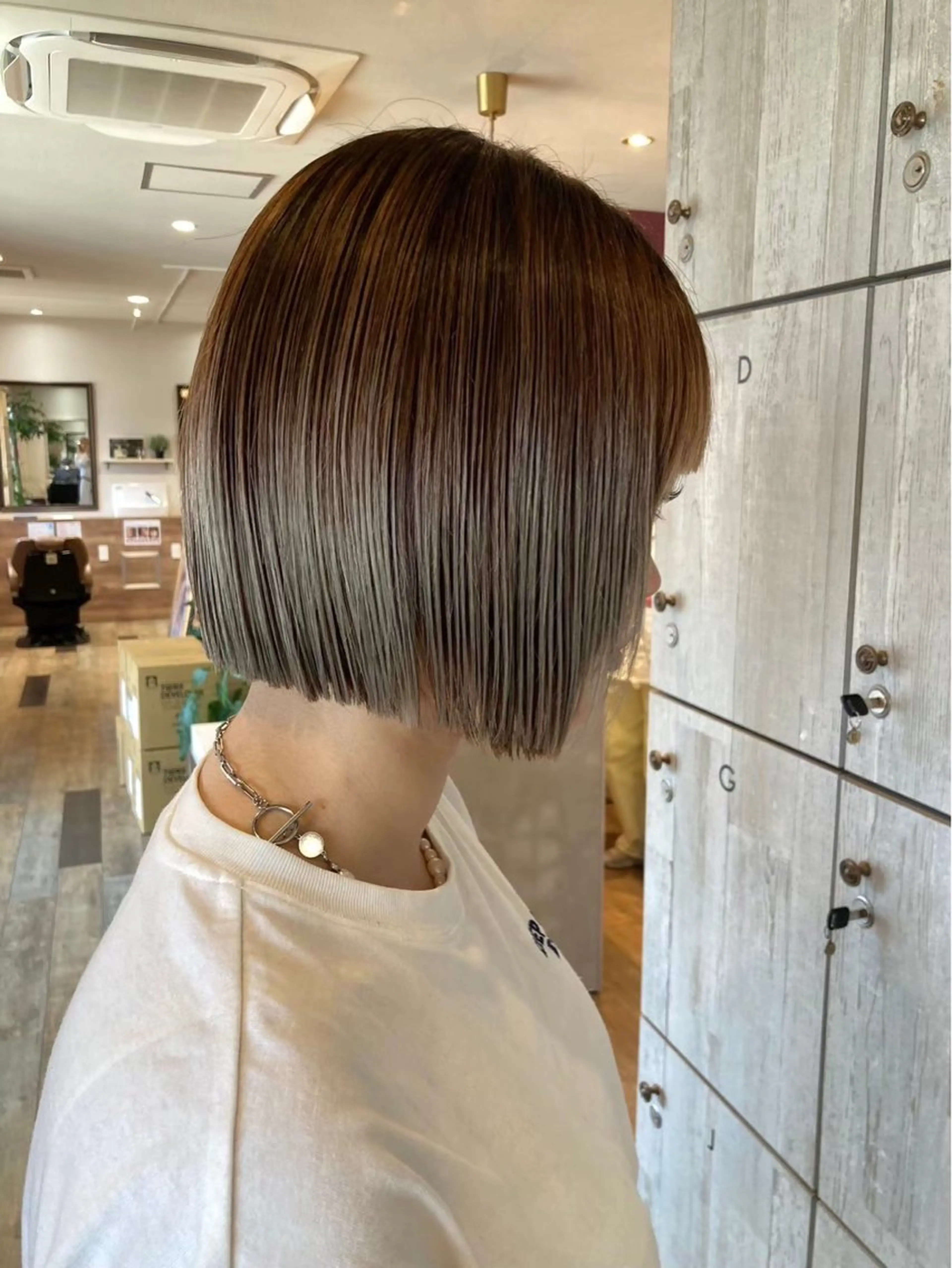 ロング カラー カット ヘアカラー トリートメント ブリーチなし艶カラー /いくののヘアスタイル