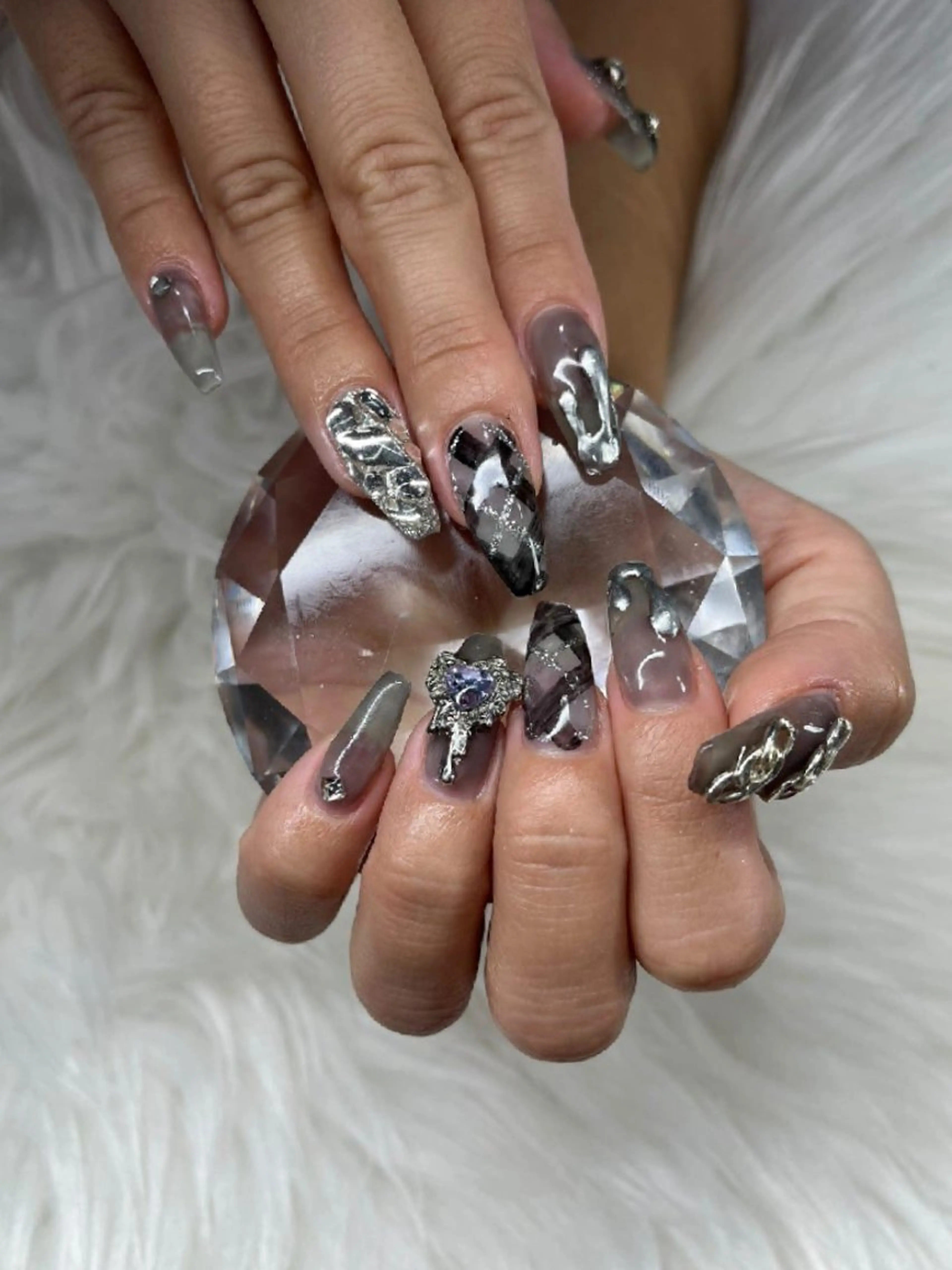 ネイル 持ち込み ハンドネイル 🌺chimu🌺 予約リクエスト可能☆のネイルデザイン