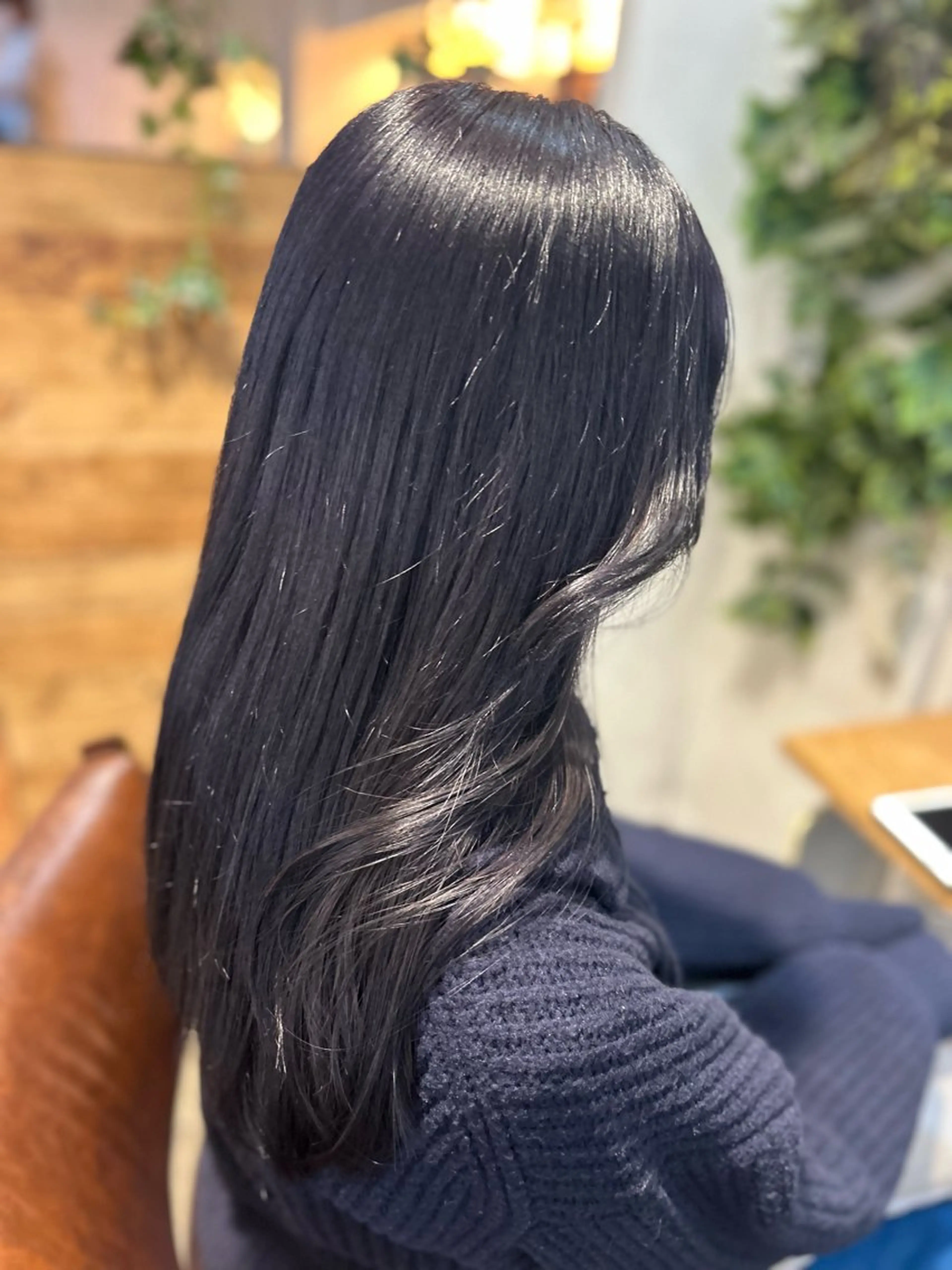 ロング カラー パープルカラー ヘアカラー トリートメント 艶髪/レイヤー 🦋MIYUUのヘアスタイル