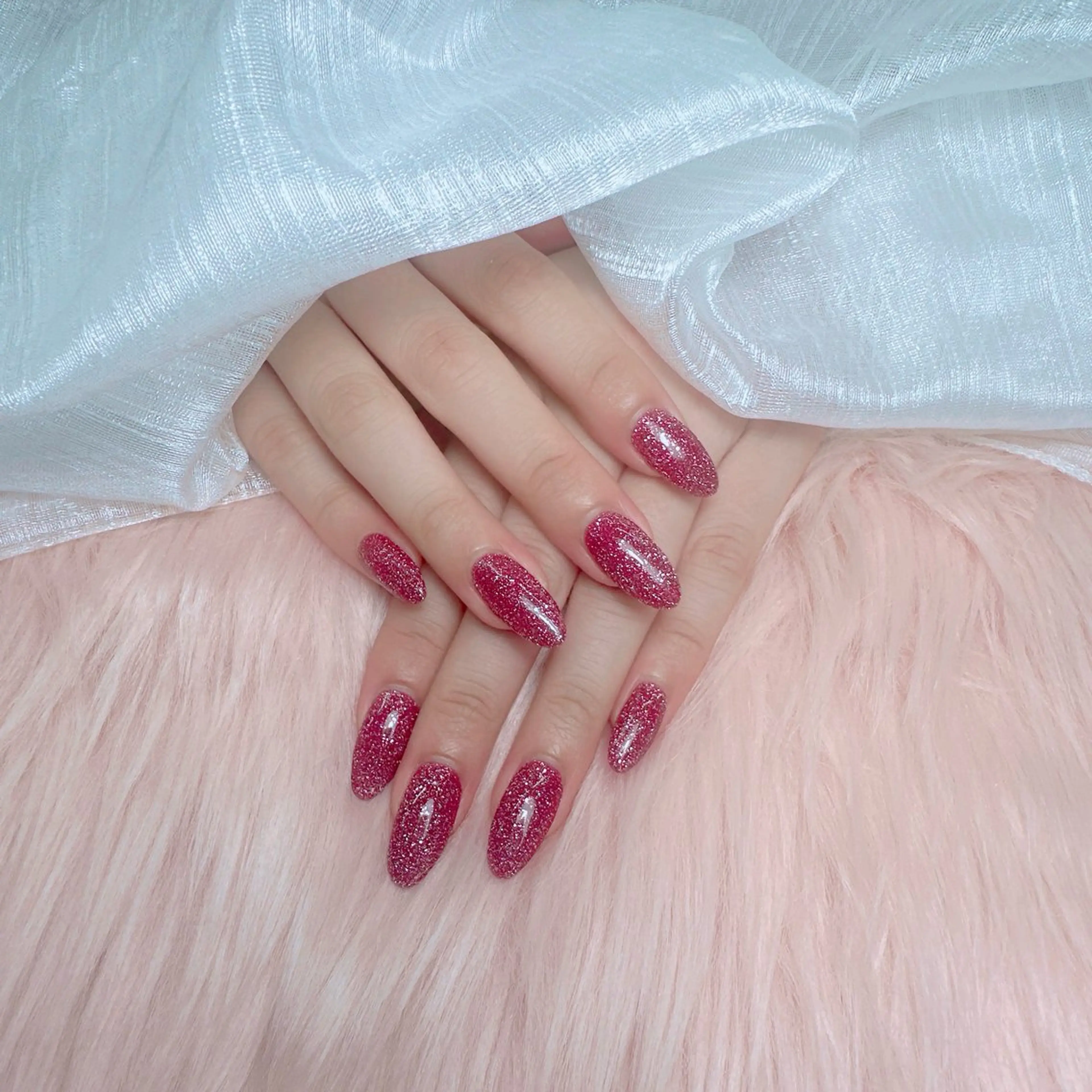 ネイル アートネイル ジェルネイル グラデーション キラキラネイル ラメ(グリッター) ハンドネイル Viola. 優花のネイルデザイン