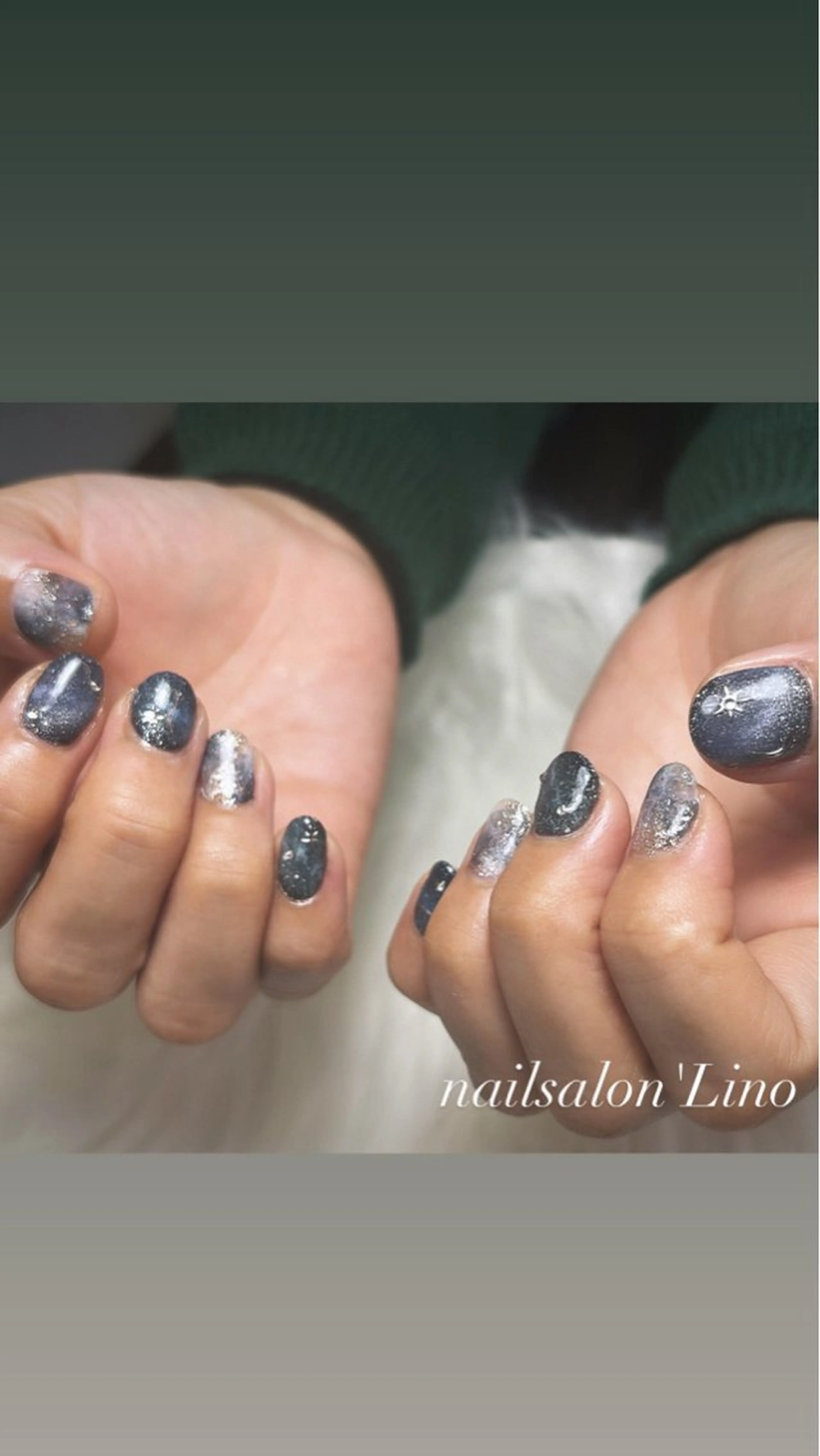 ネイル フラッシュネイル マグネットネイル 持ち込み ニュアンスネイル ハンドネイル Lino𓂃⟡.· Chizuruのネイルデザイン