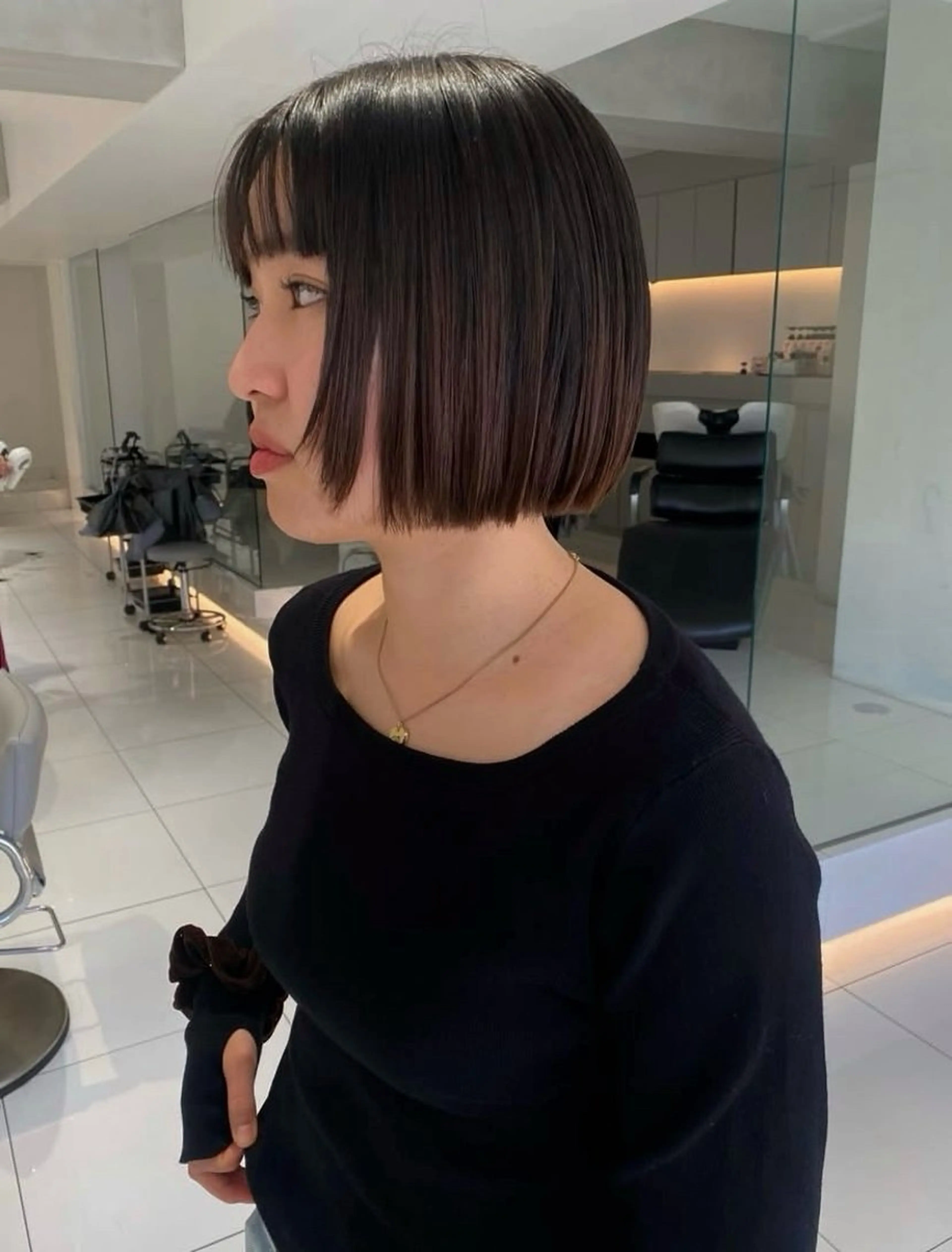 ショート 顔周りカット レイヤーカット カット YUMA🪽 /ボブ/レイヤーのヘアスタイル