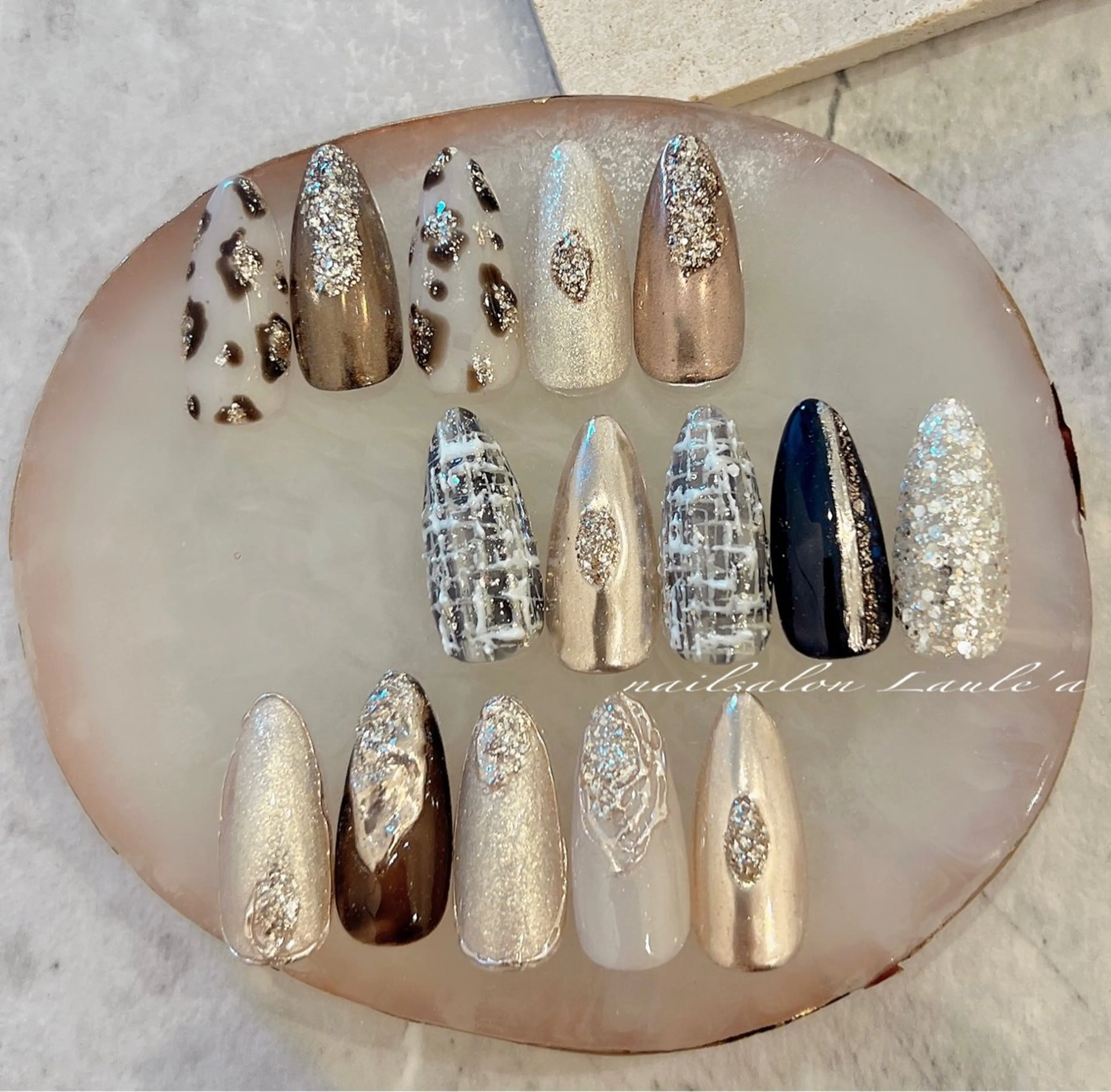 ネイル フットネイル nailsalon Laule'aのネイルデザイン