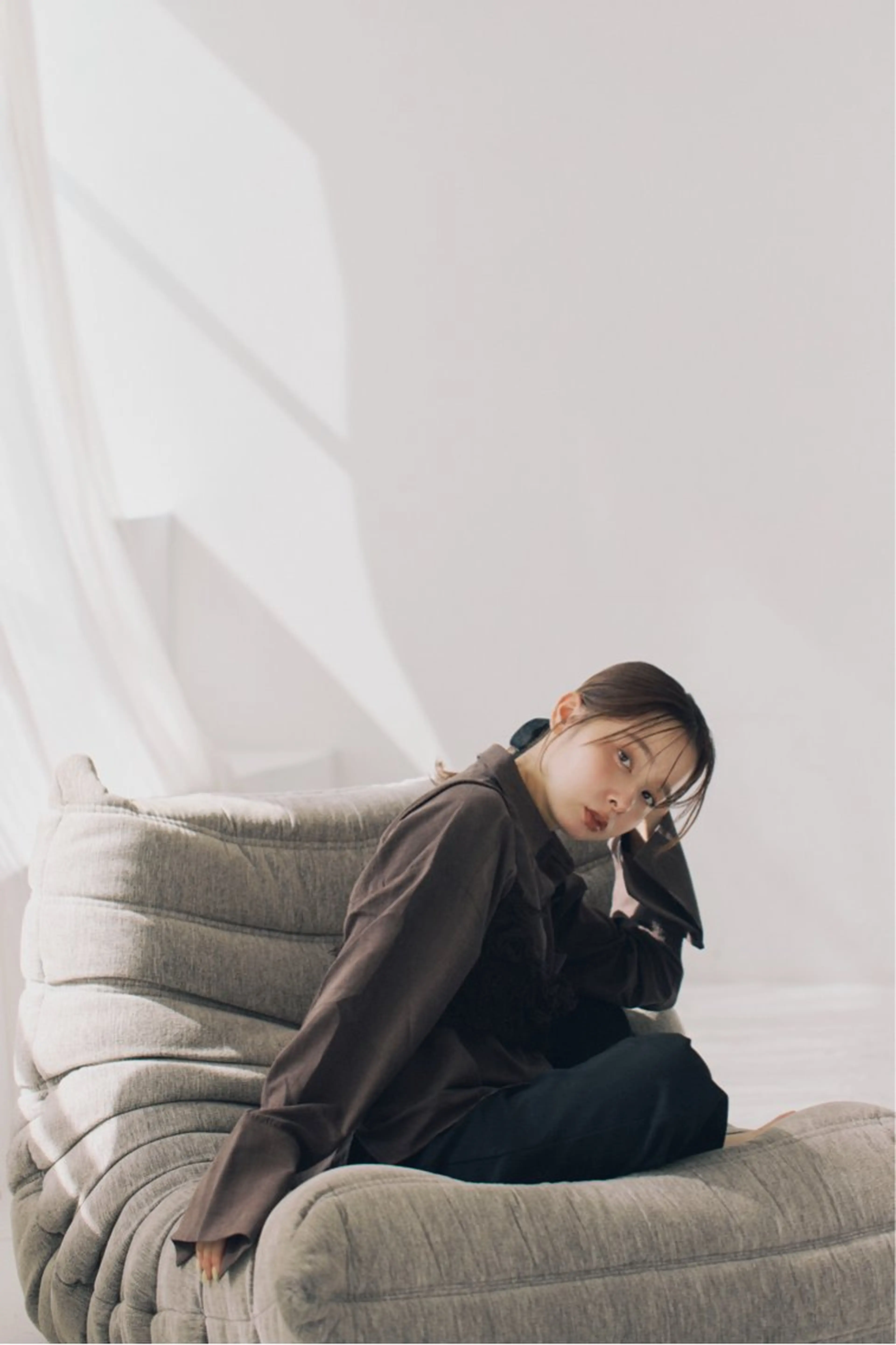 ミディアム カット ヘアカラー ボブ/レイヤー/ 梅田/天野川奈緒のヘアスタイル