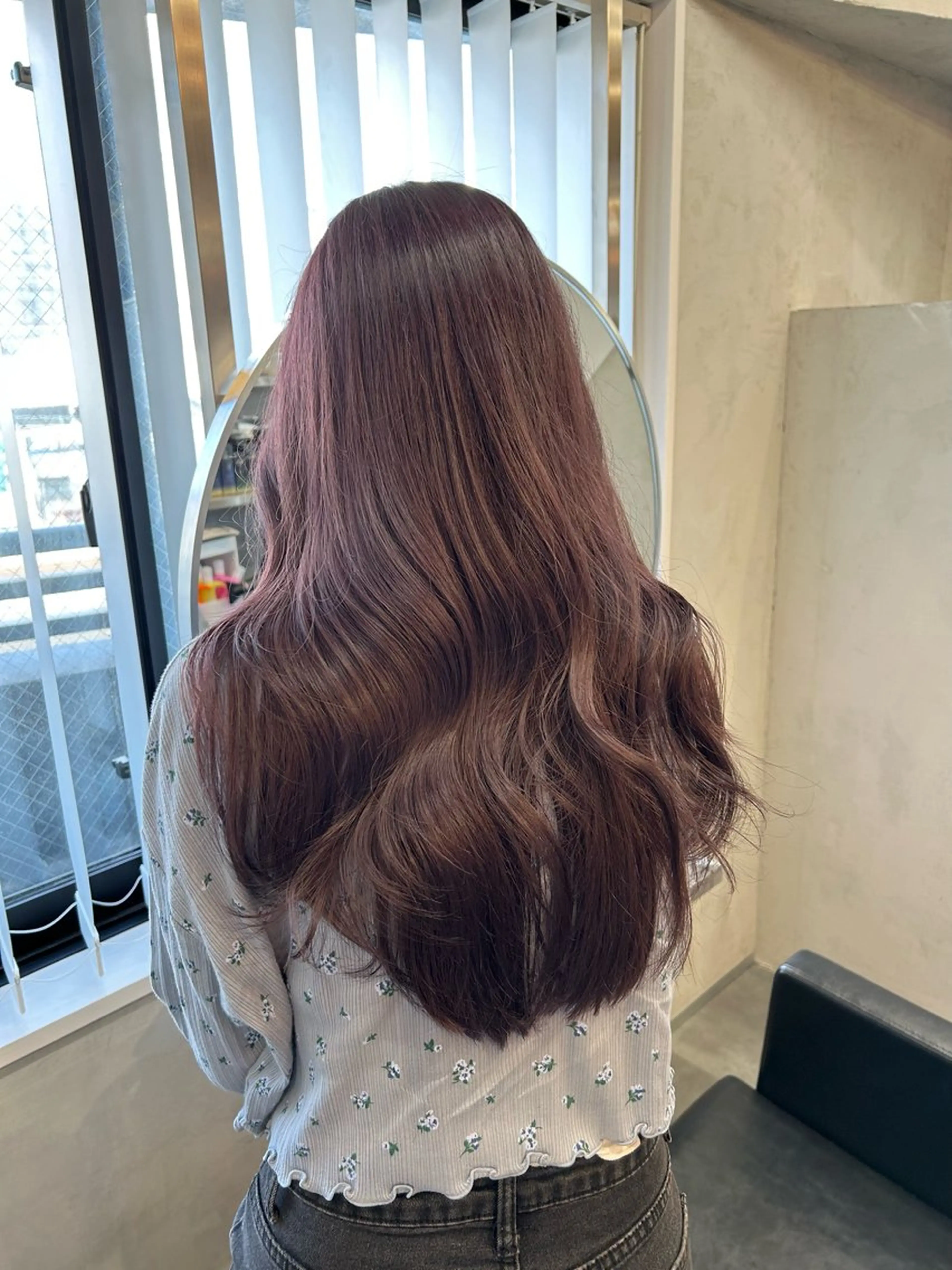 ロング カラー ヘアカラー トリートメント Haru/THREE …by velvetのヘアスタイル