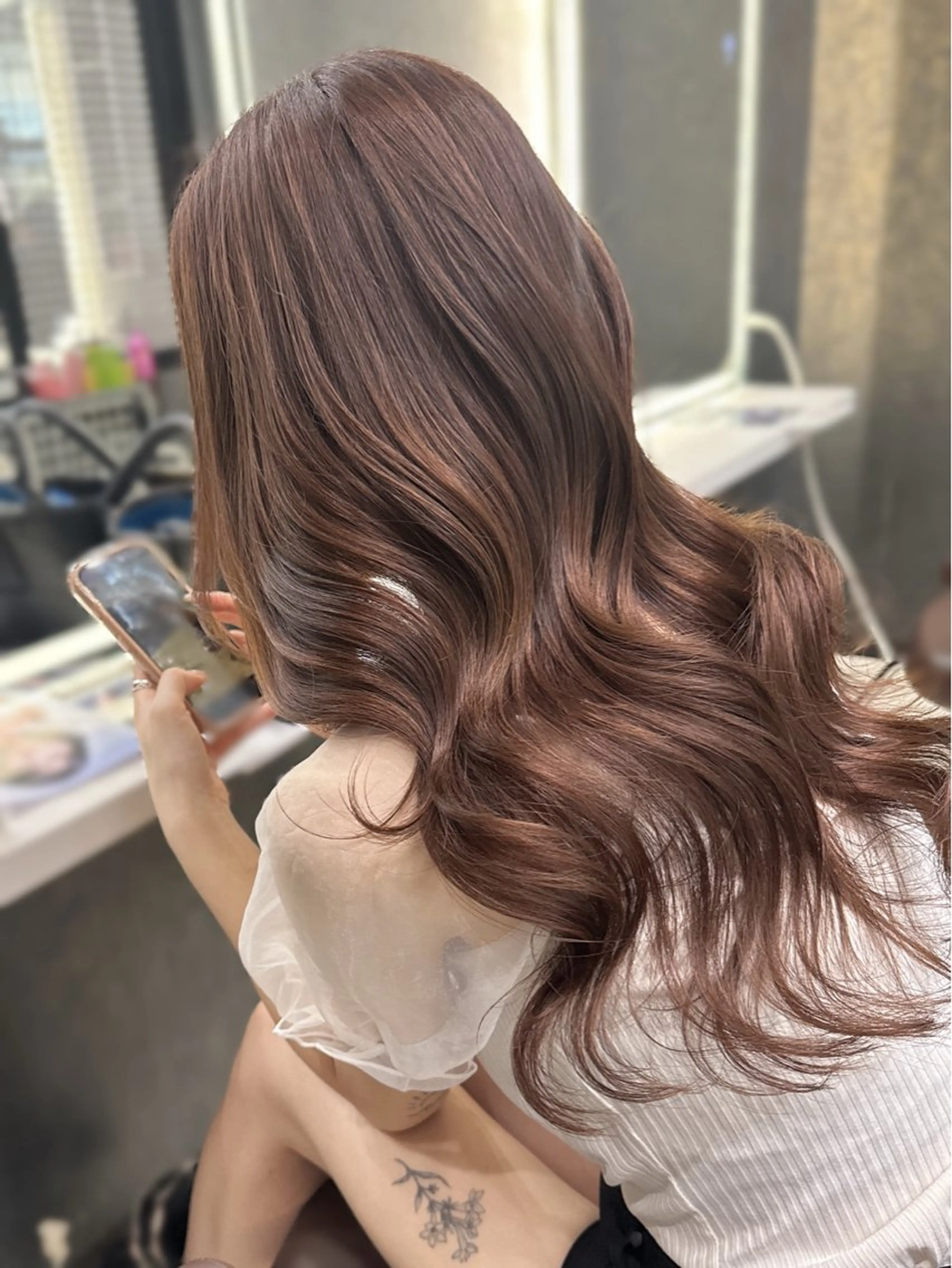 【💎透明感×垢抜けカラー💎】ブリーチなし ワンカラー🎨の写真