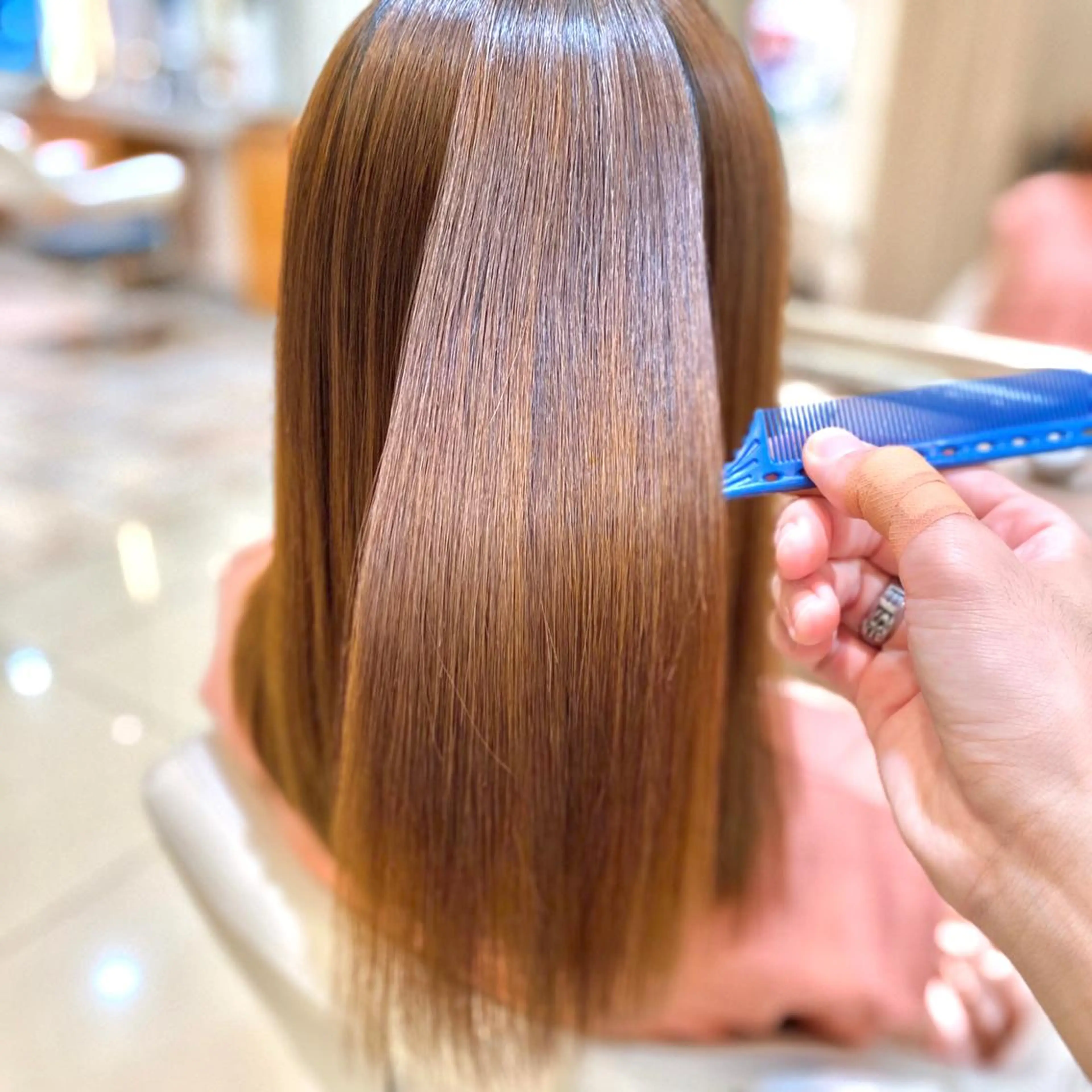 セミロング 縮毛矯正職人/艶髪 ✨️村上 渉のヘアスタイル