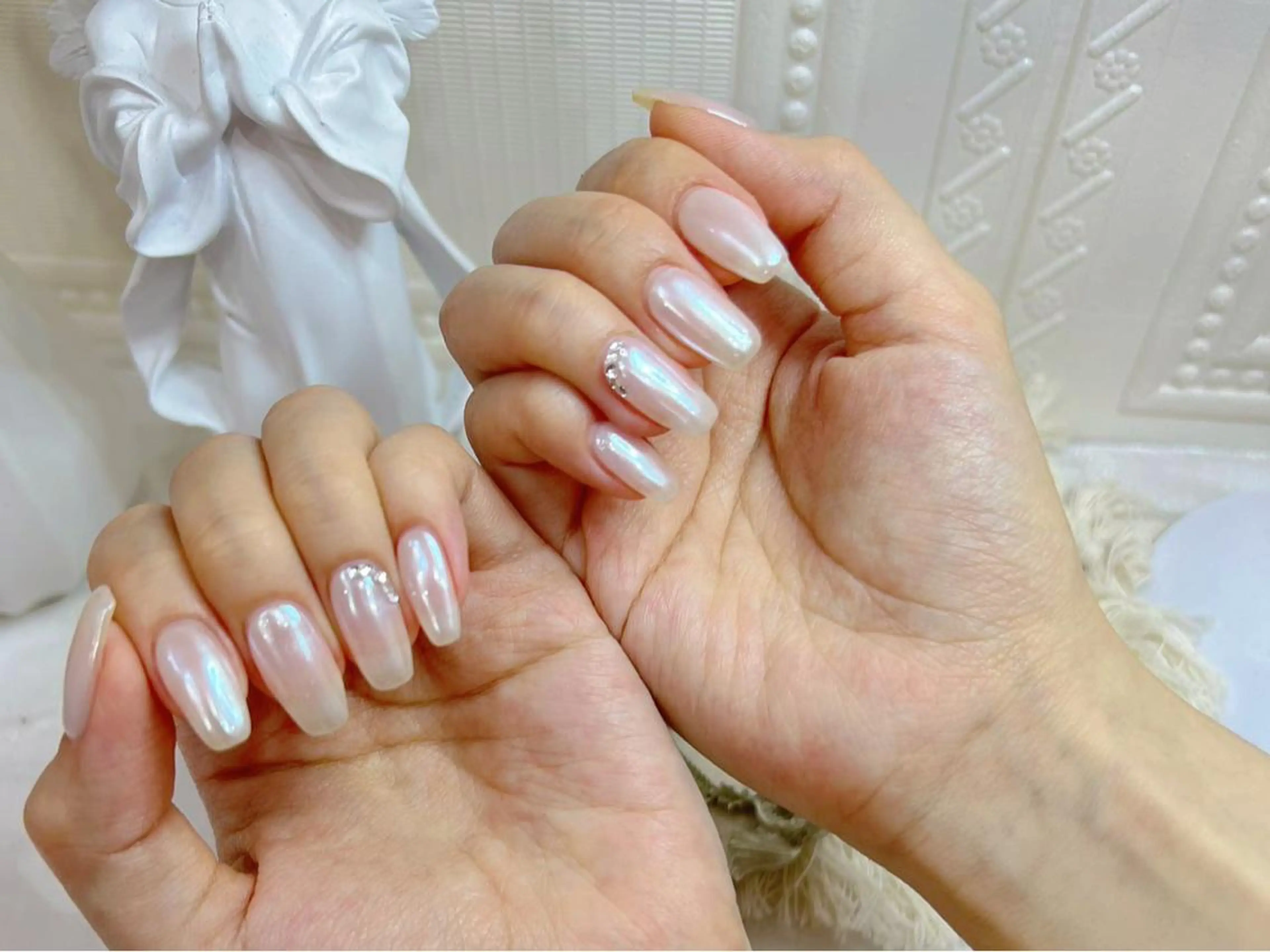 ネイル ストーンネイル Umi nail& eyelashのネイルデザイン