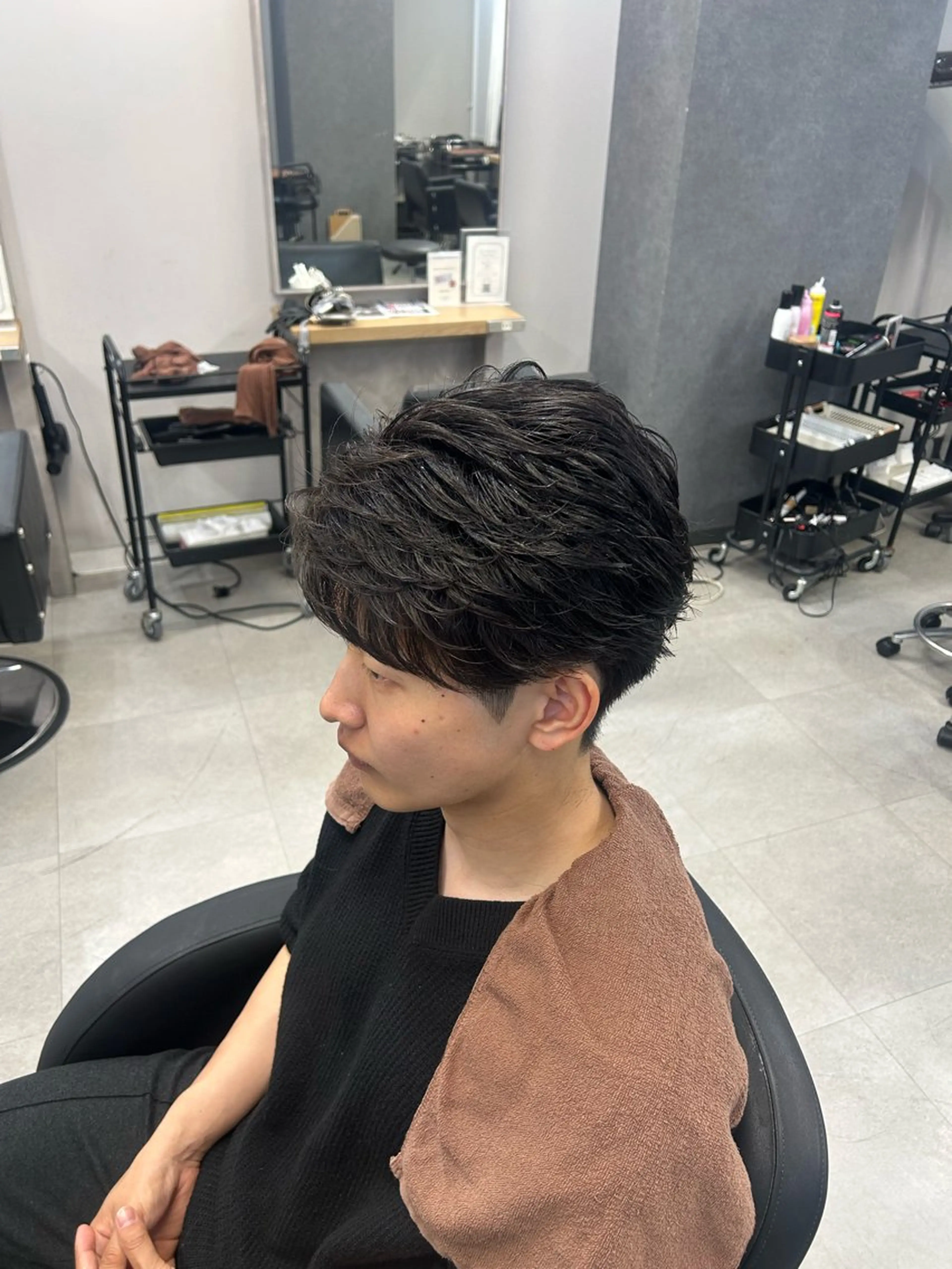 パーマ カット パーマ 古川 誠哉のヘアスタイル