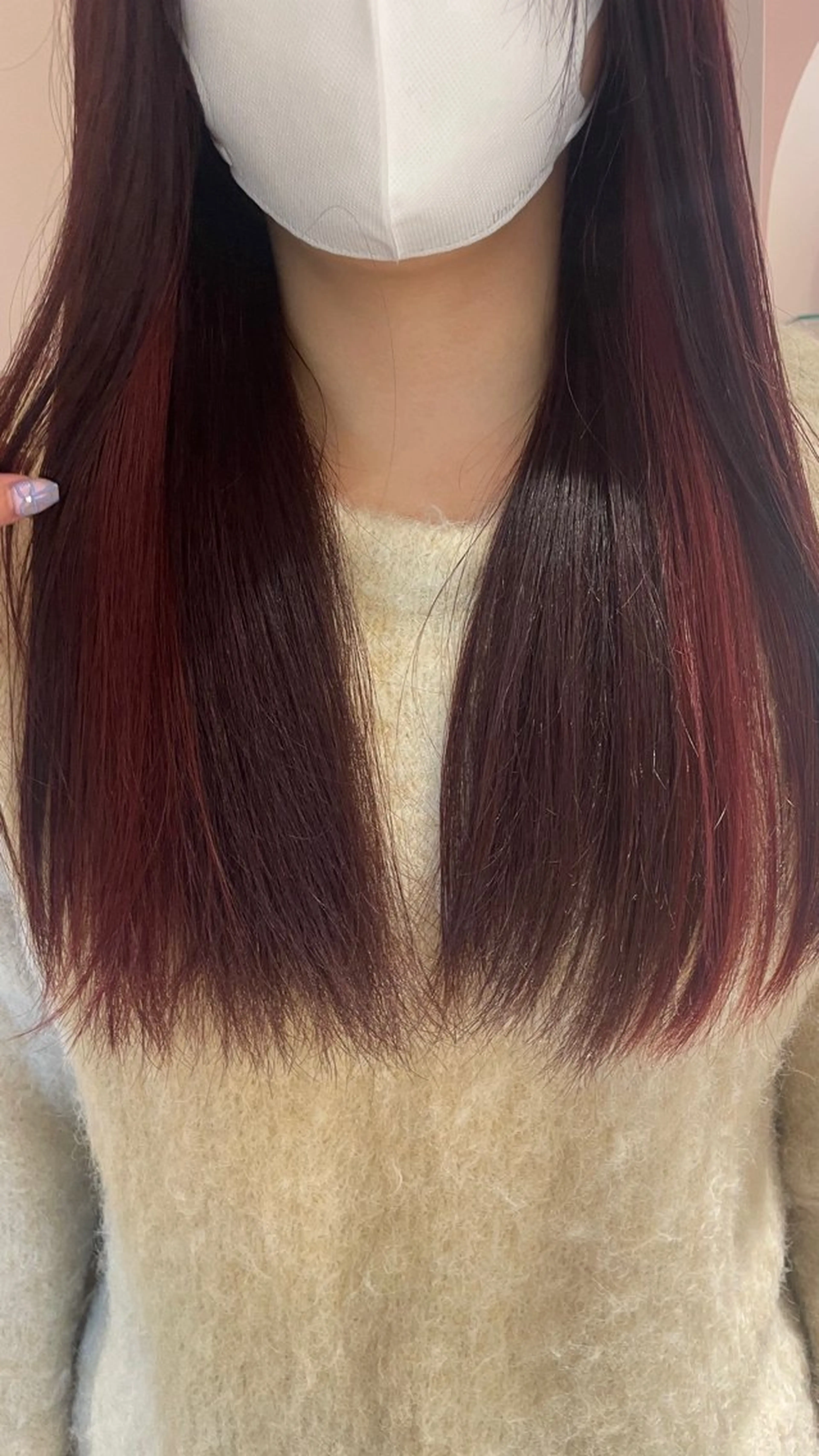 ロング マホ/日吉/髪質改善 /レイヤー/ガーリーのヘアスタイル