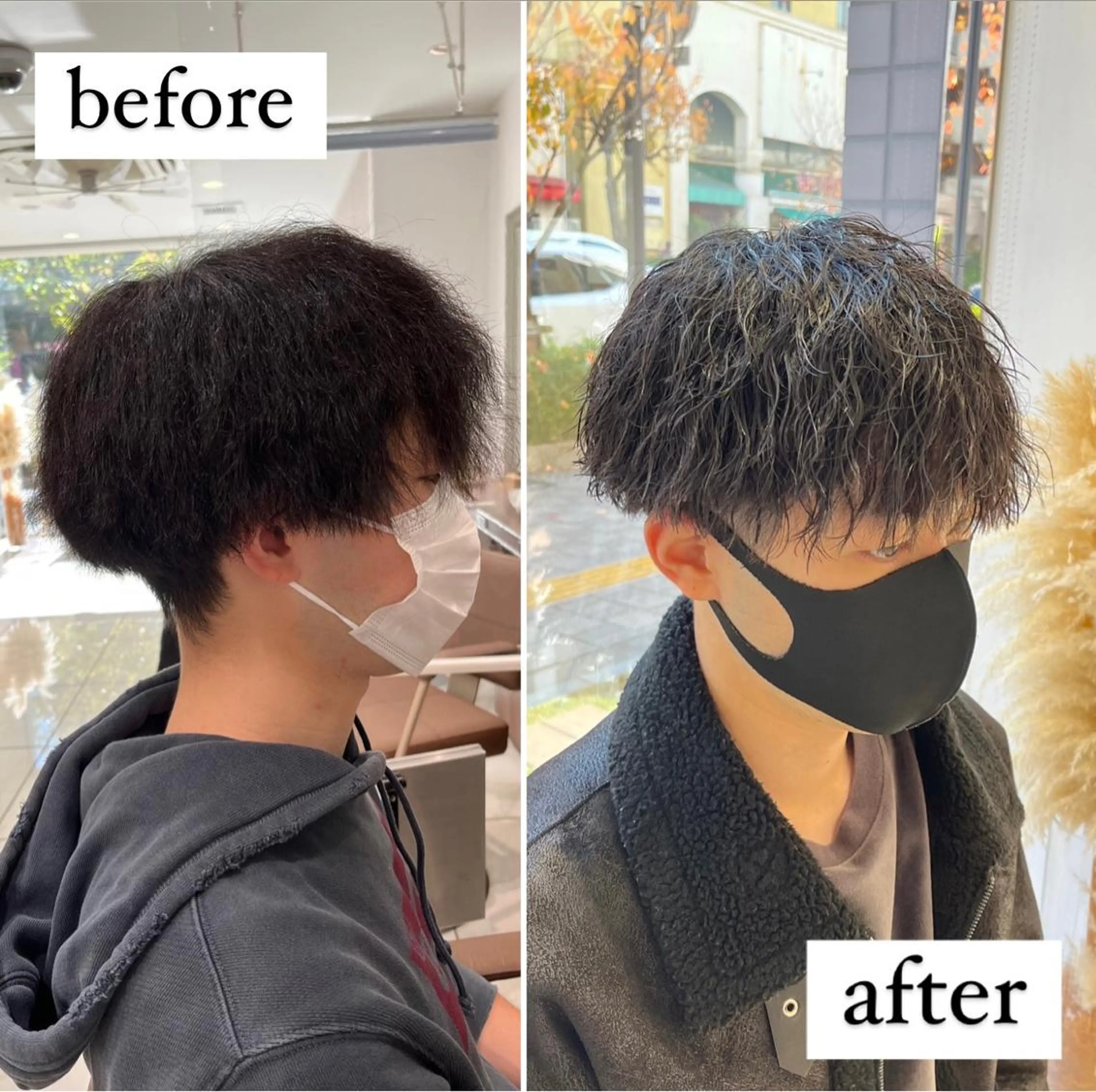 ミディアム パーマ メンズ 桜新町メンズ特化| ユウダイのヘアスタイル