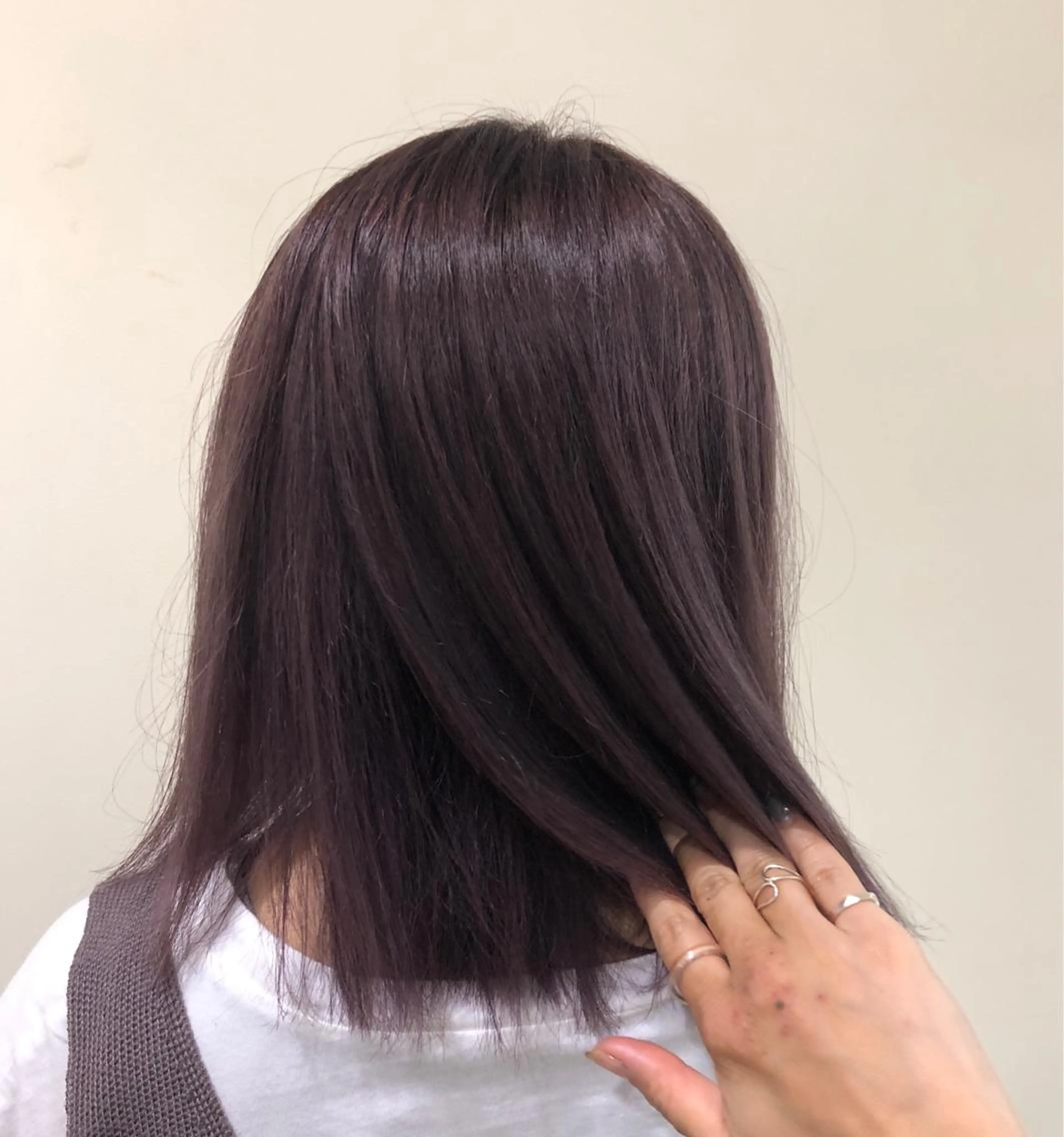 ミディアム カラー カシス ラベンダーカラー ピンクカラー ピンクラベンダー ☁Neolive .Ayana✂️のヘアスタイル