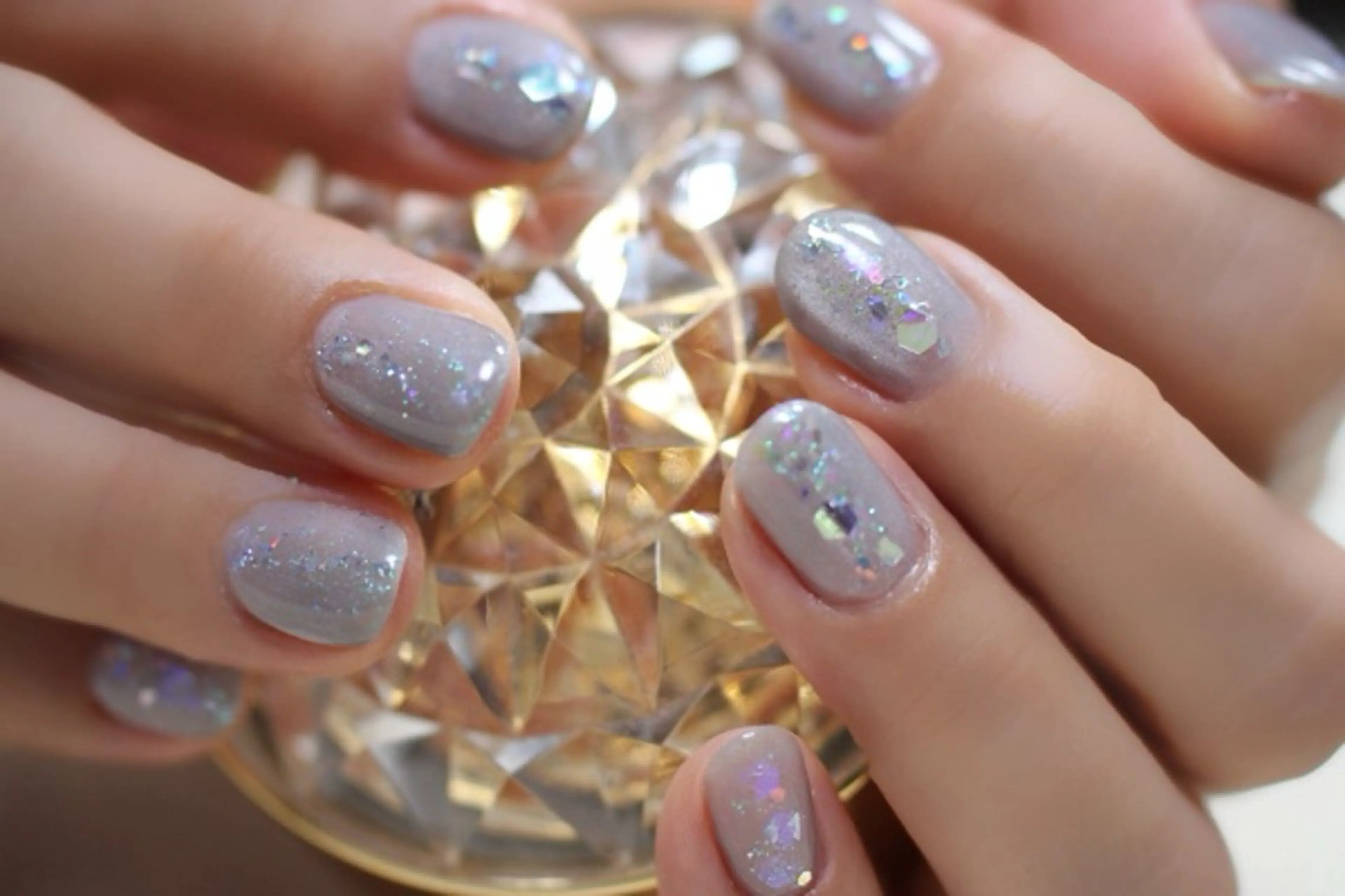 ネイル ジェルネイル ラメ(グリッター) マグネットネイル ママリンド　志村坂上店所属・しみ えんのネイルデザイン