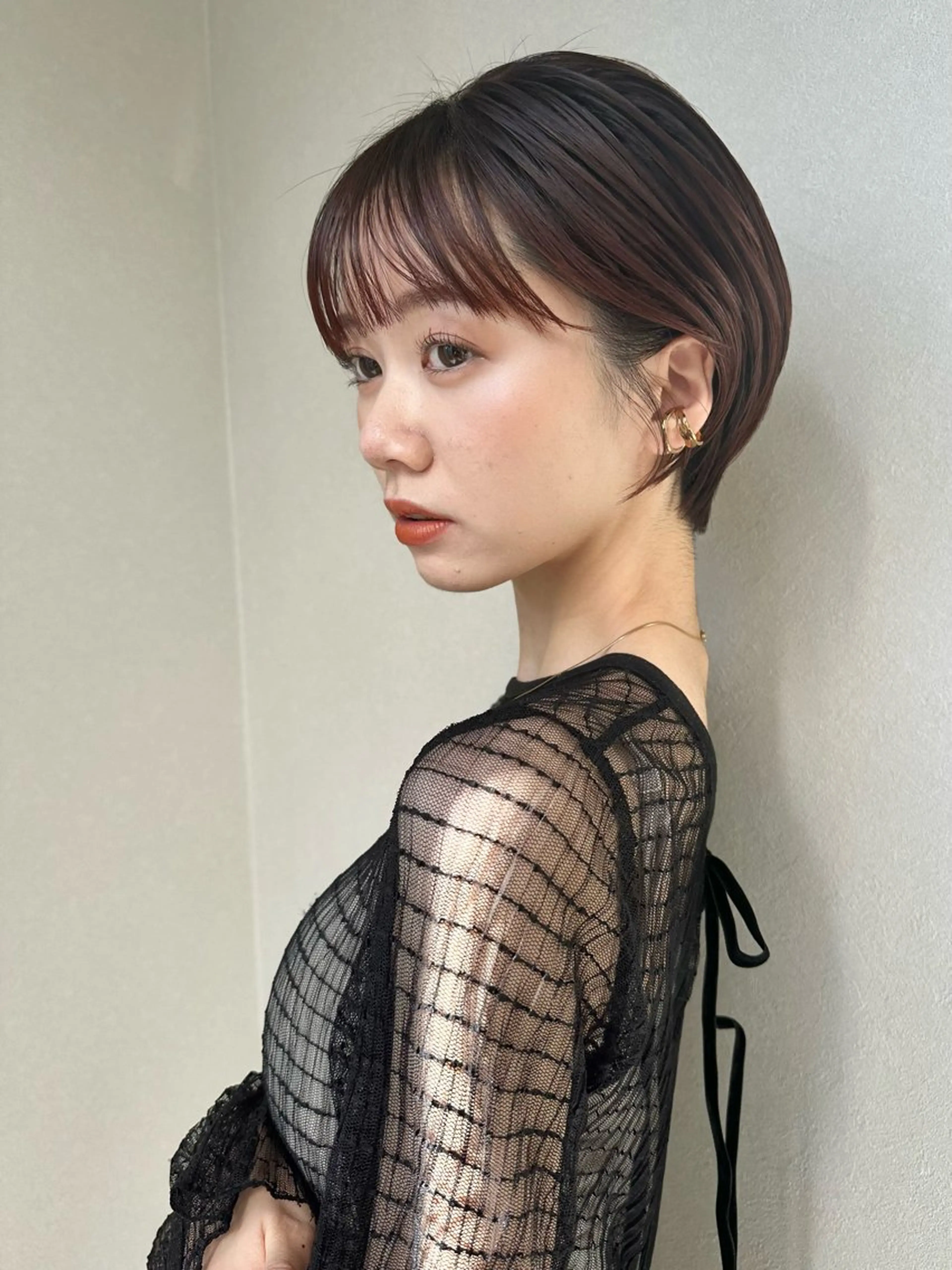 ショート 丸みショート ショートヘア 👑ショート/ボブ /銀座/ニシオカ👑のヘアスタイル