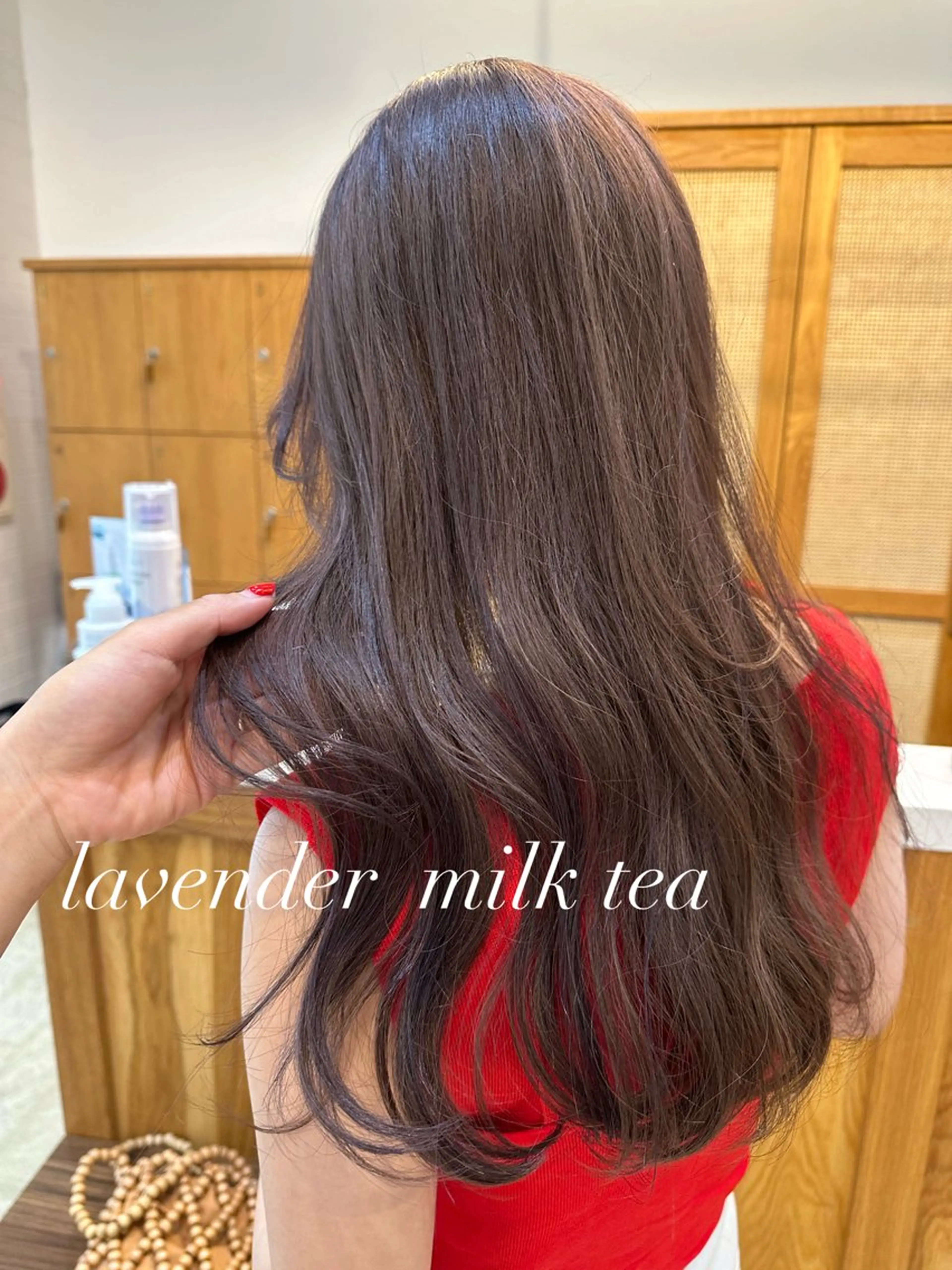 骨格矯正カット＋イルミナカラーの写真