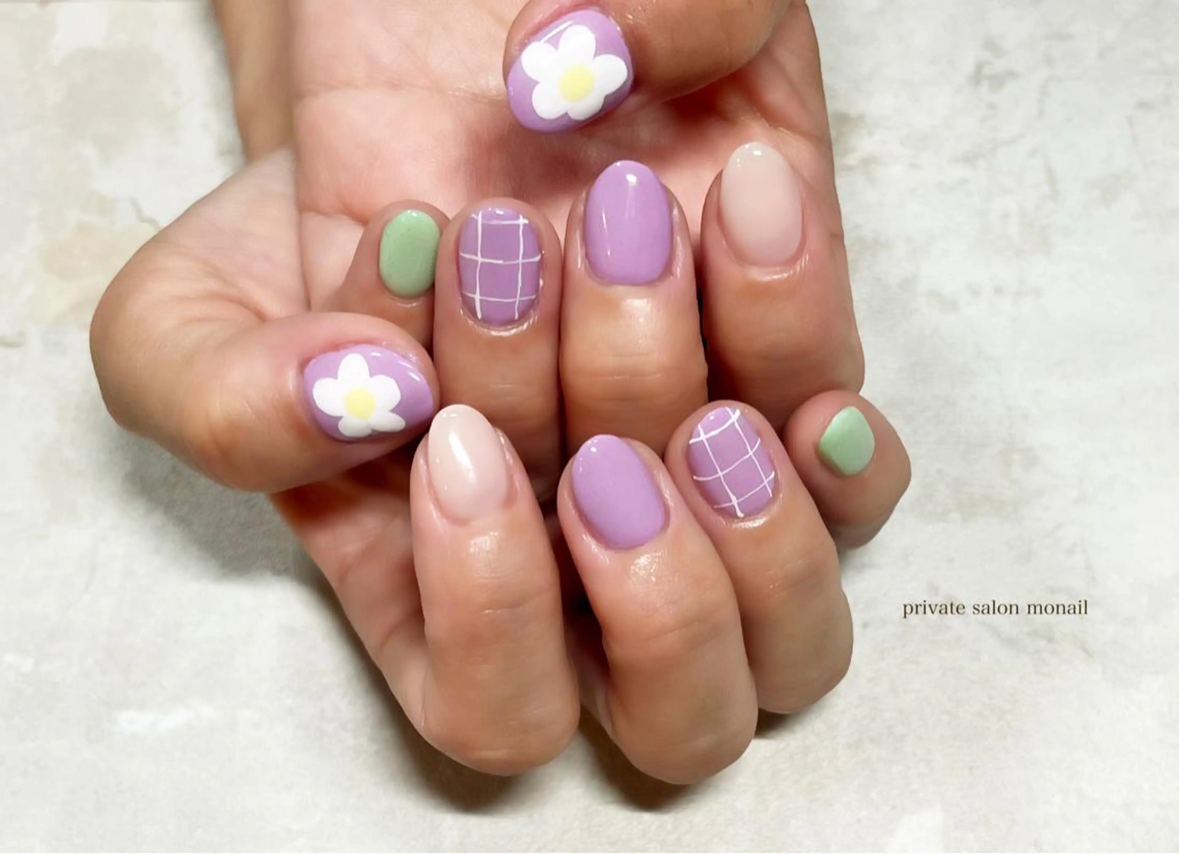 ネイル アートネイル ハンドネイル private nail monail所属・nail salon monailのネイルデザイン