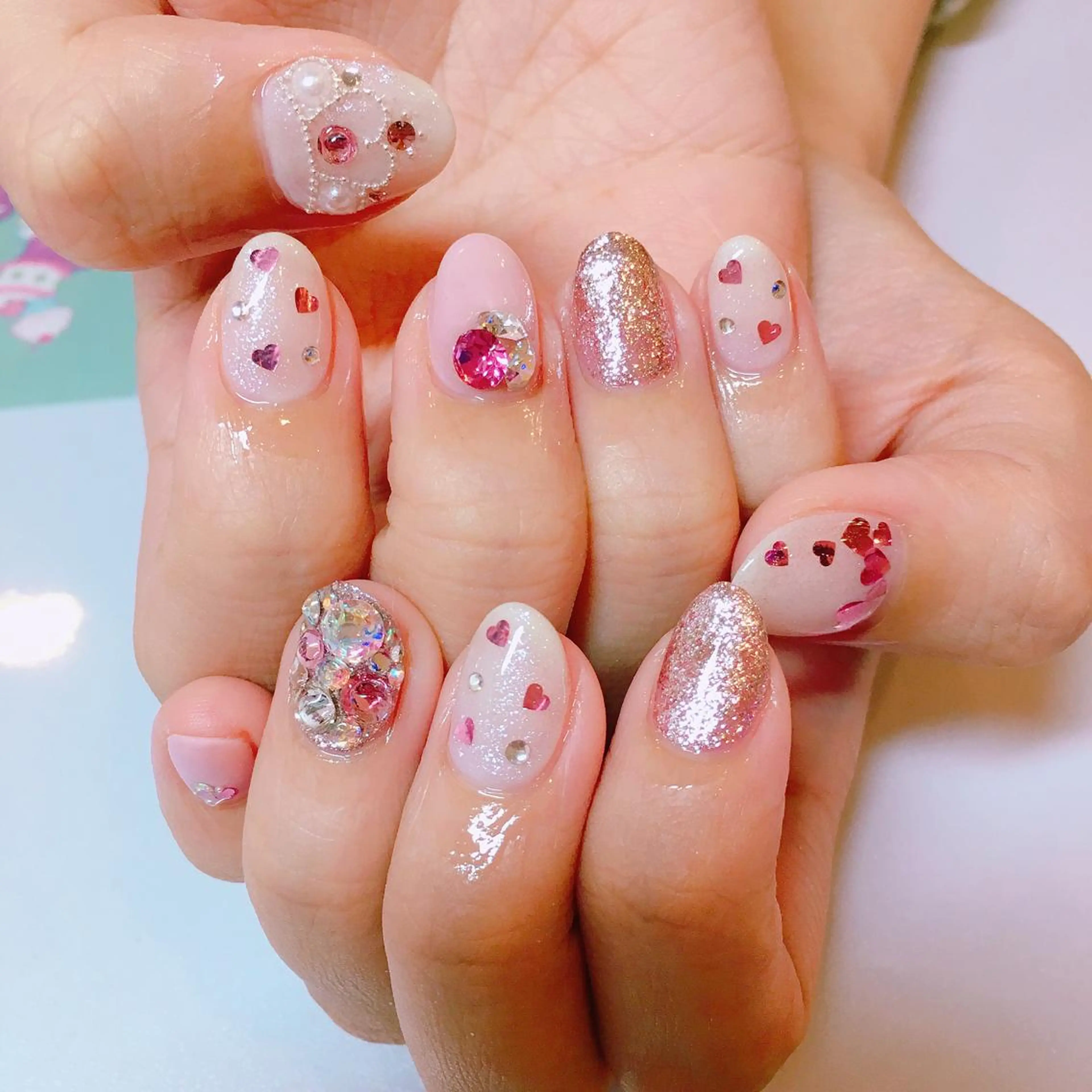 ネイル La neige* yuki 🥯🍑のネイルデザイン