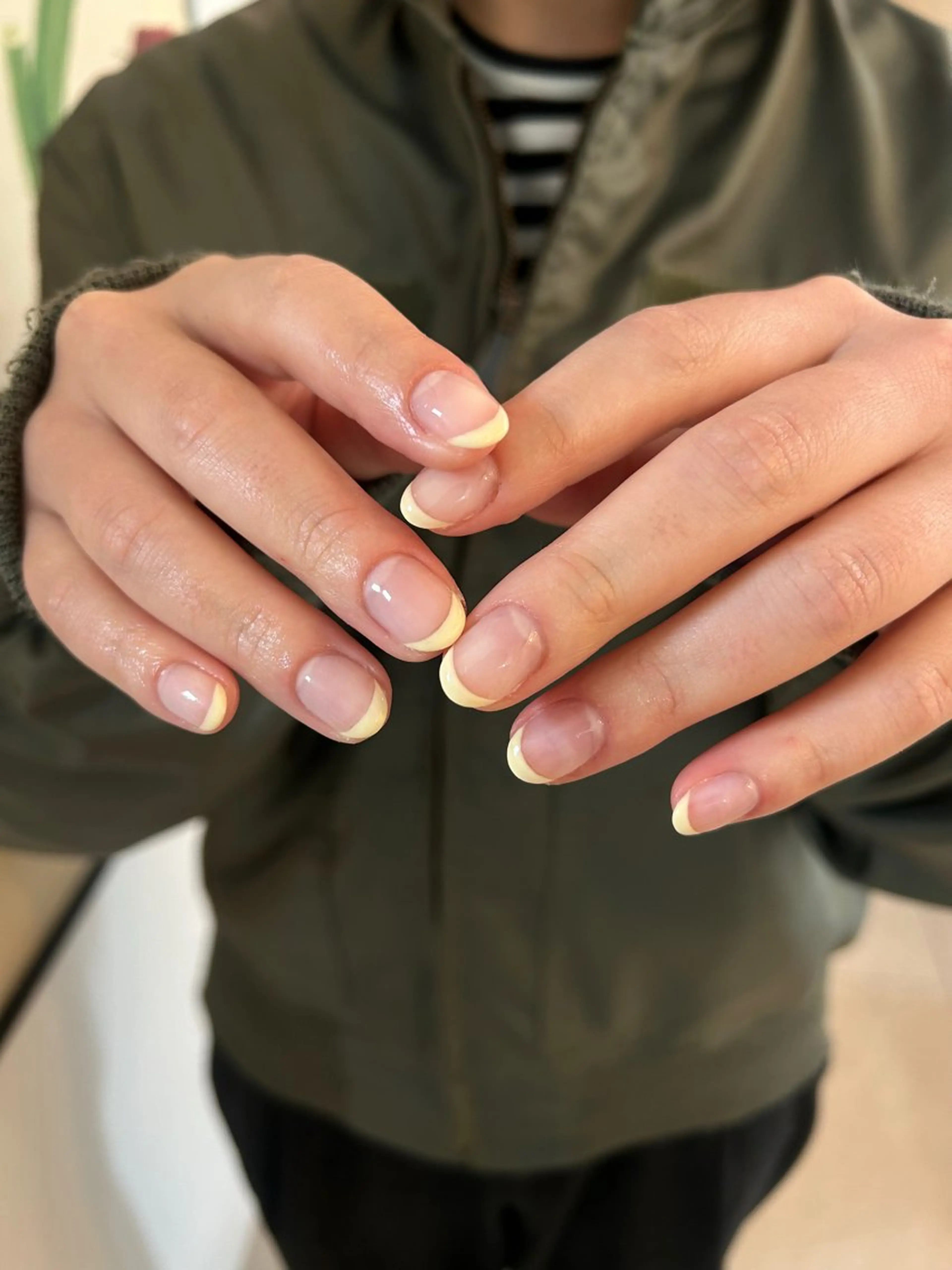 ネイル フレンチネイル 春ネイル ハンドネイル mer -fudge-所属・mer-fudge- hotaruのネイルデザイン