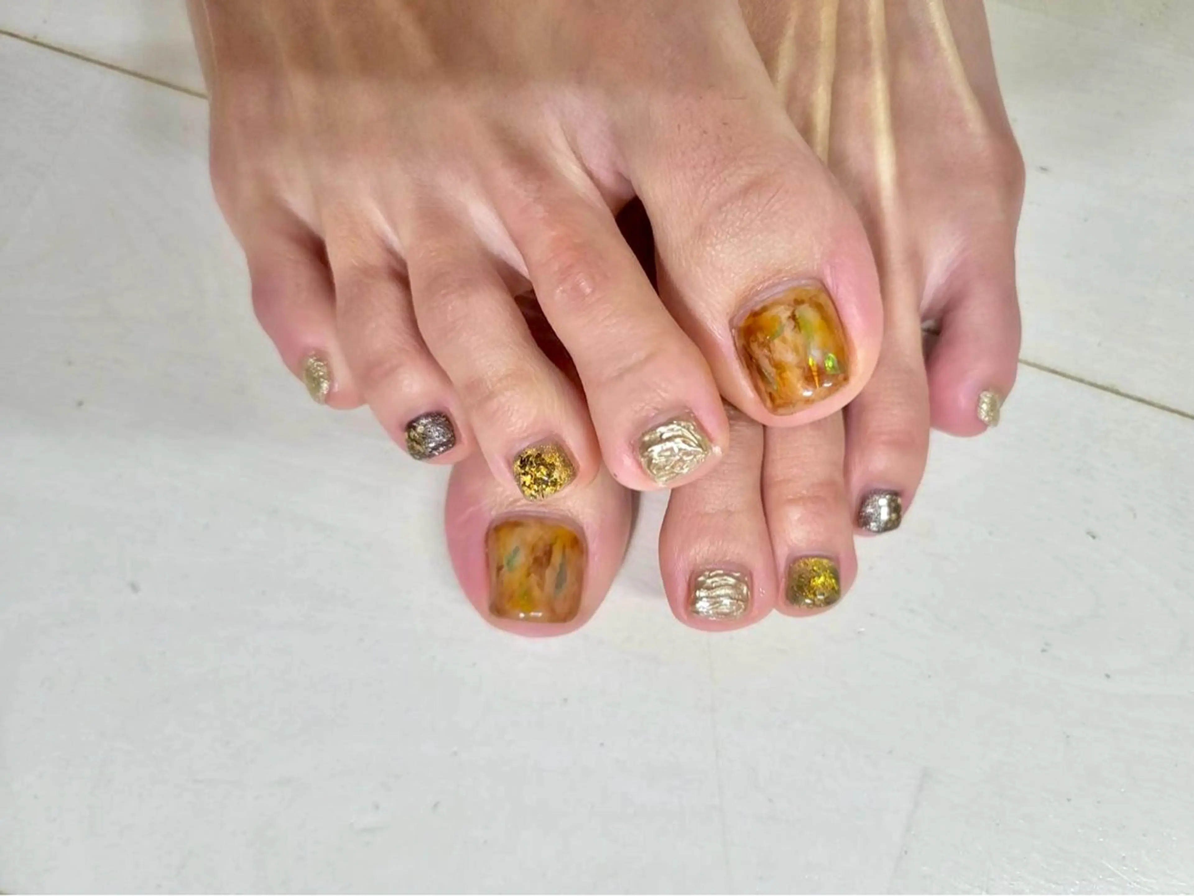 フットネイル🧸やり放題コースの写真