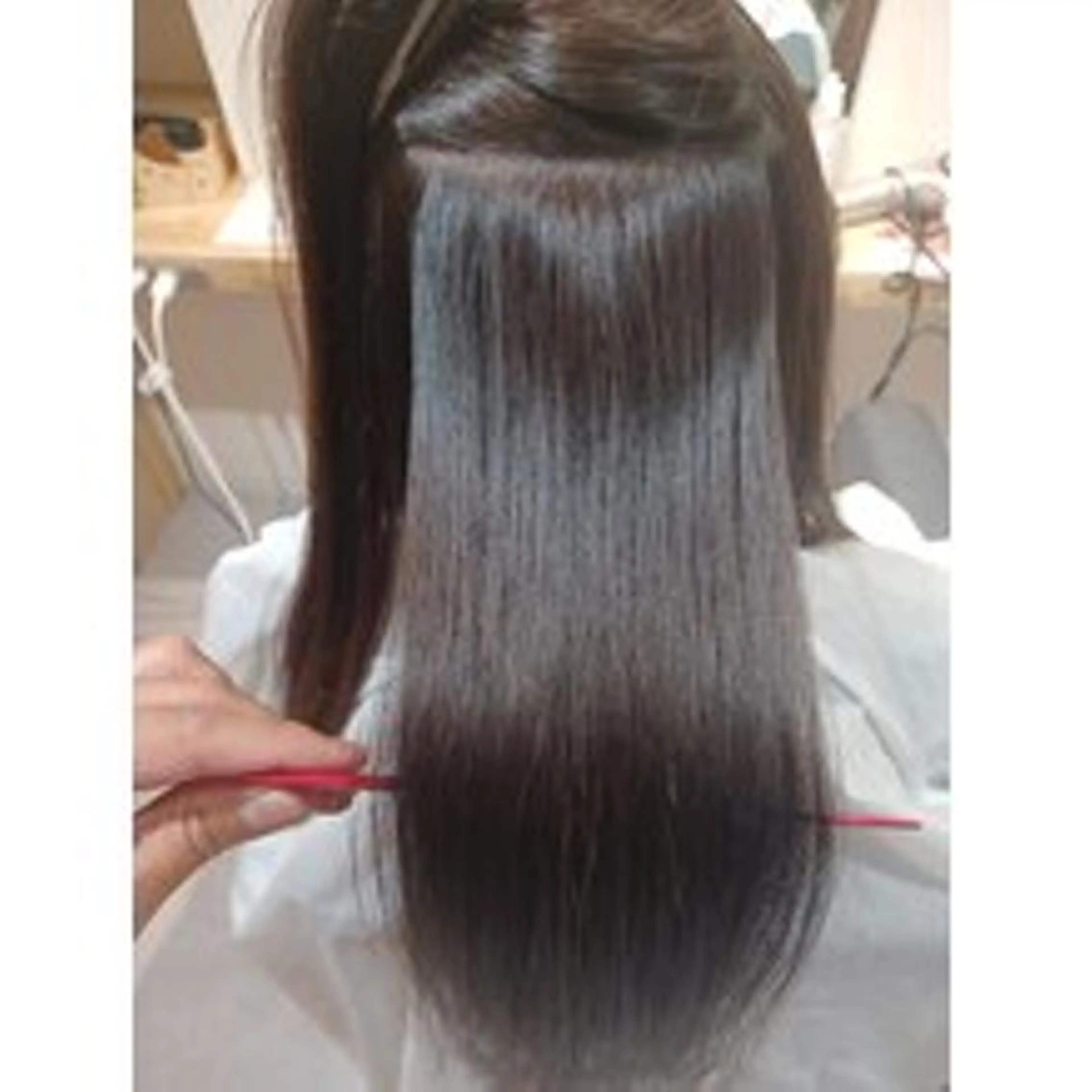 ロング カット 縮毛矯正 トリートメント 平野 達也のヘアスタイル