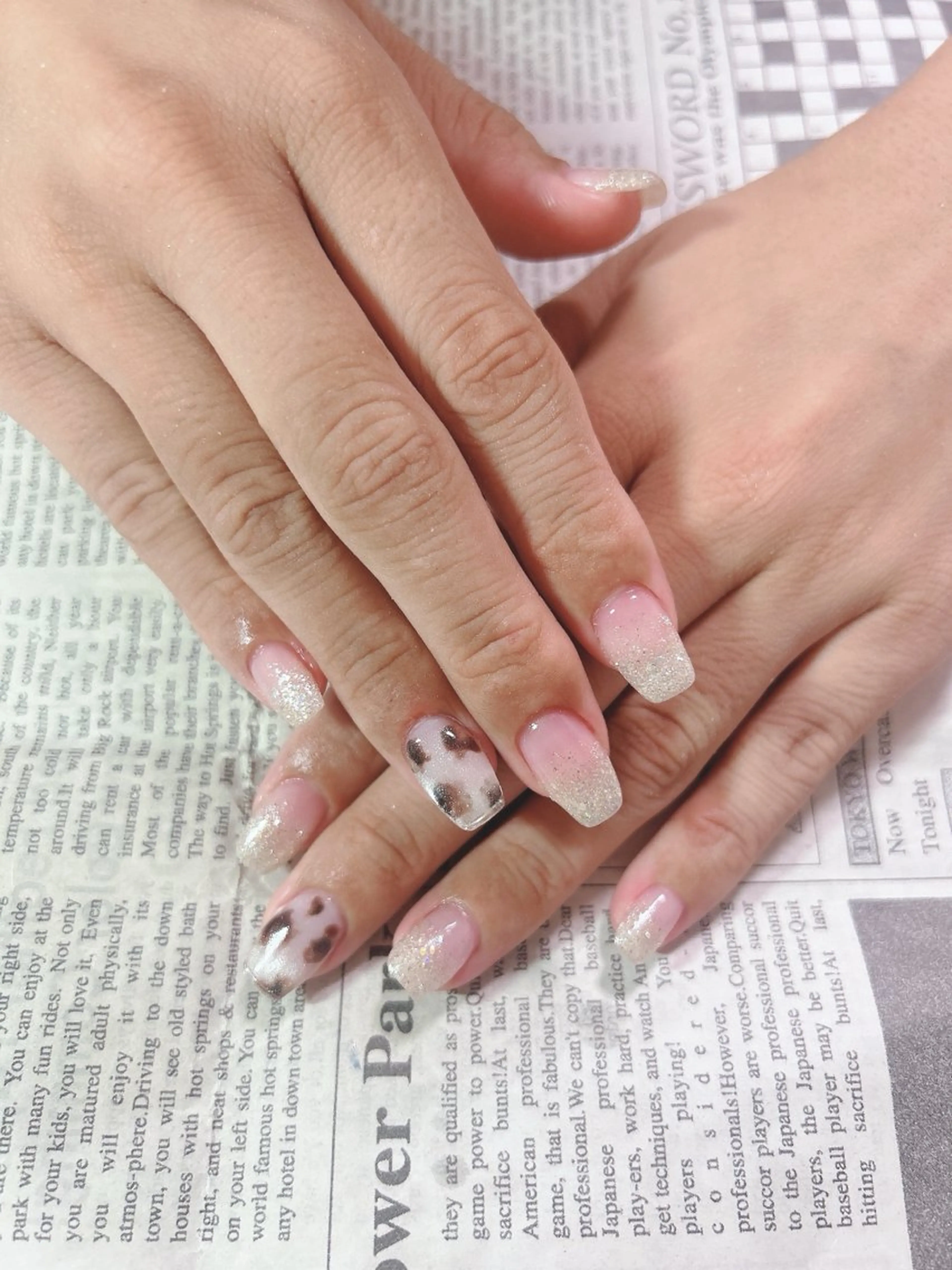 ネイル ミラーネイル ハンドネイル ハンドケア 森山 舞のネイルデザイン