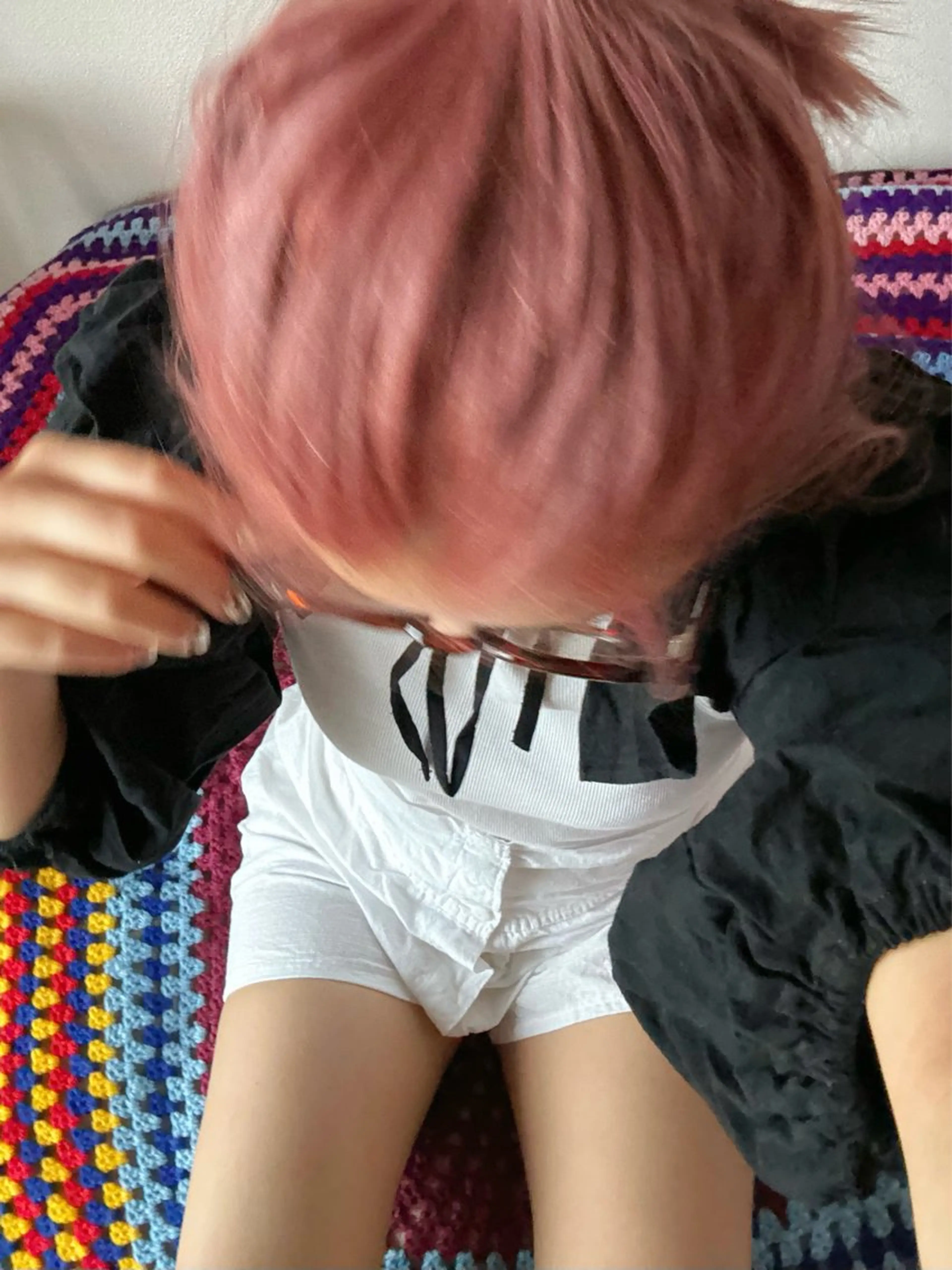 カラー ブリーチ ayaka/暖色 /ニュアンスボブのヘアスタイル