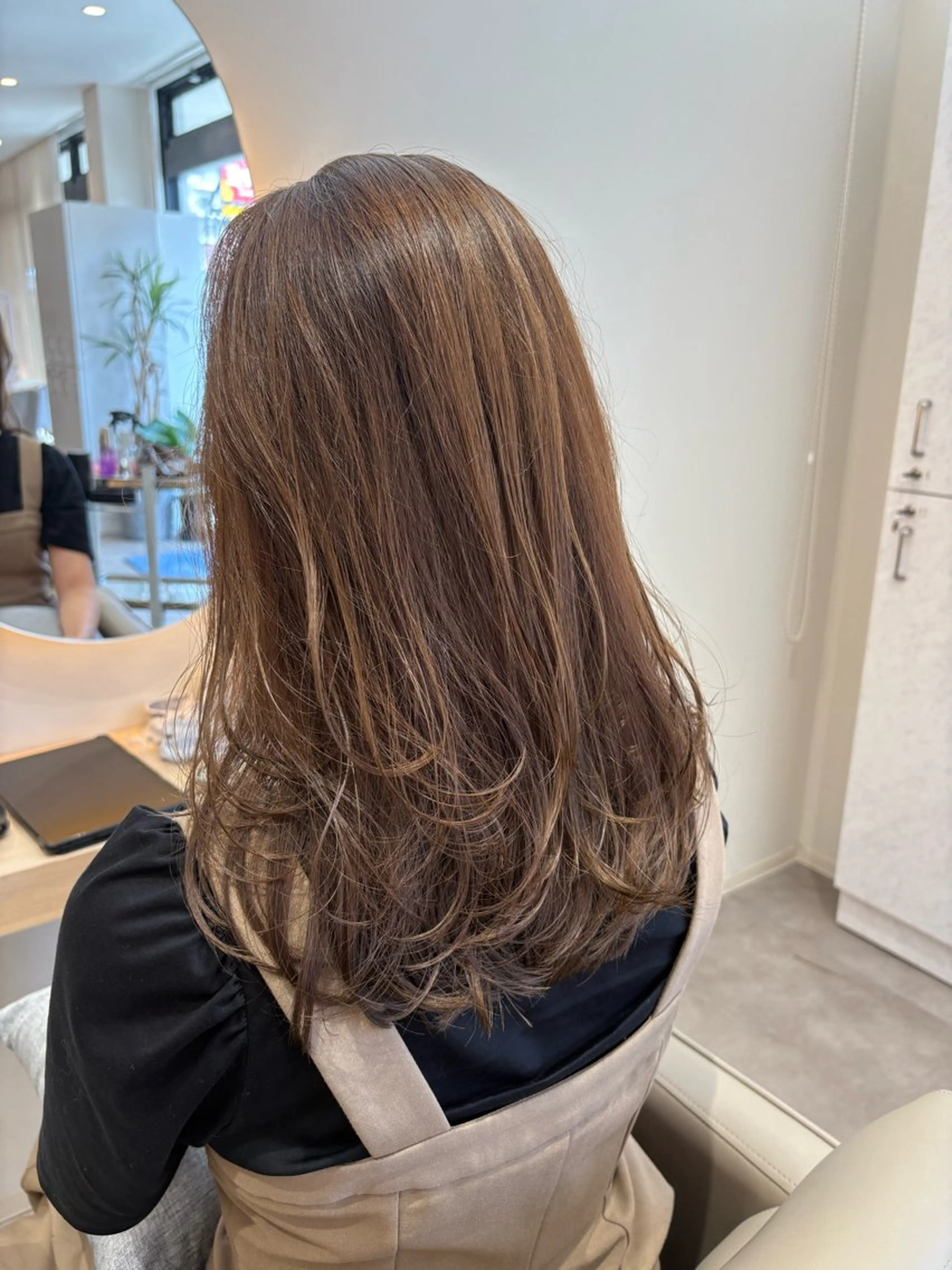 ロング カラー ベージュカラー ヘーゼル カット ヘアカラー レイヤー/透明感/髪 質改善/メンズ/佐藤のヘアスタイル